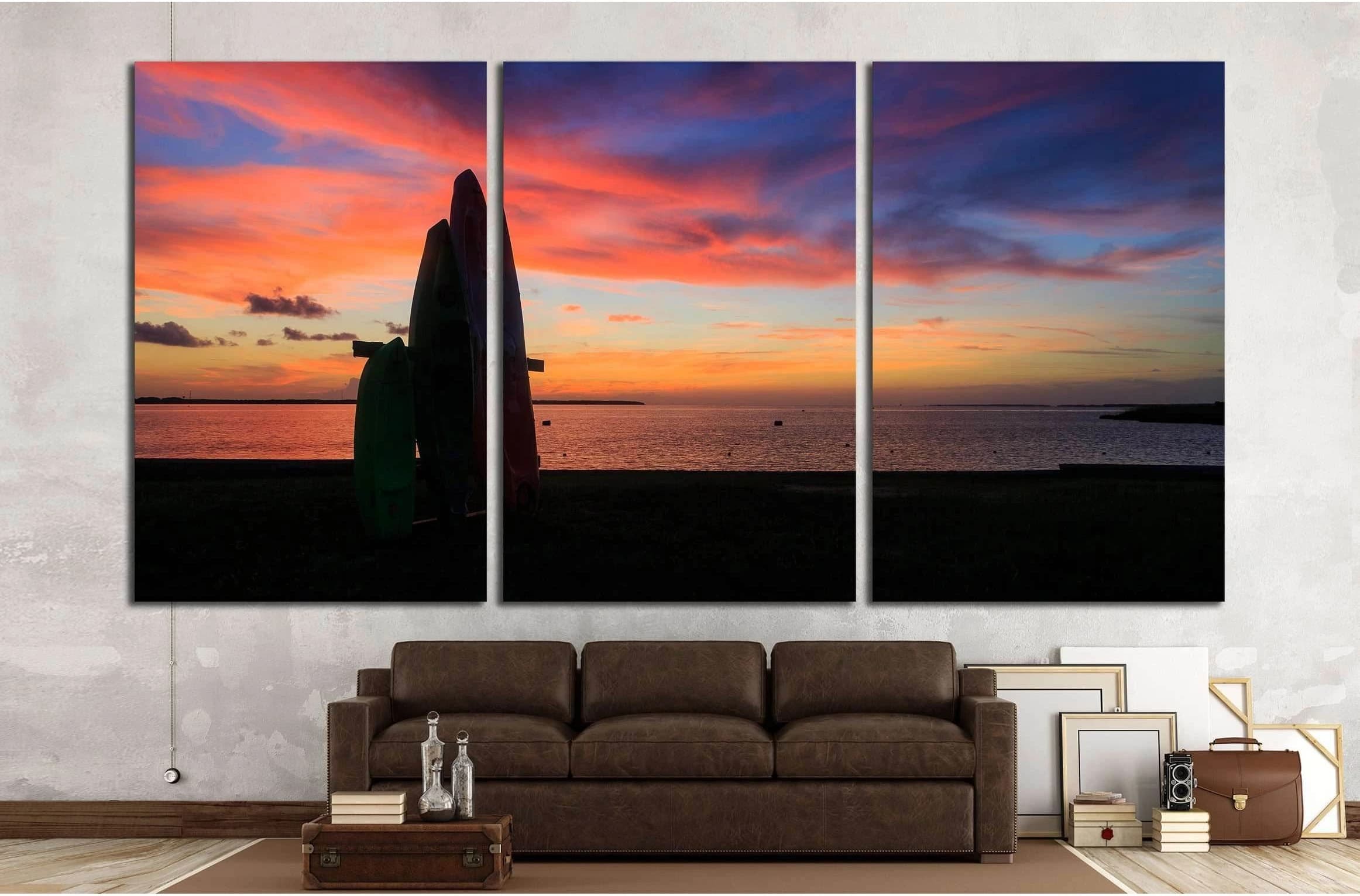 Summertime in Nags Head, NC №3168 Ready to Hang Canvas Print - Zellart Canvas Prints ALL_Products, s-3168