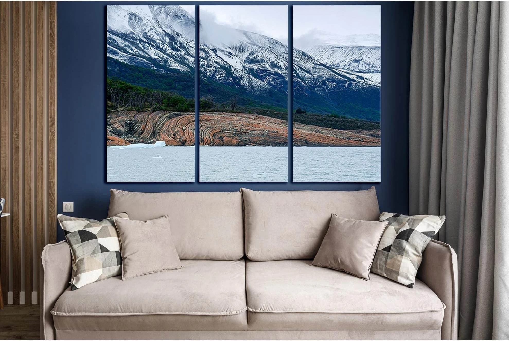 The Perito Moreno Glacier №SL1331 Ready to Hang Canvas Print - Zellart Canvas Prints 0new, ALL_Products, Glacials