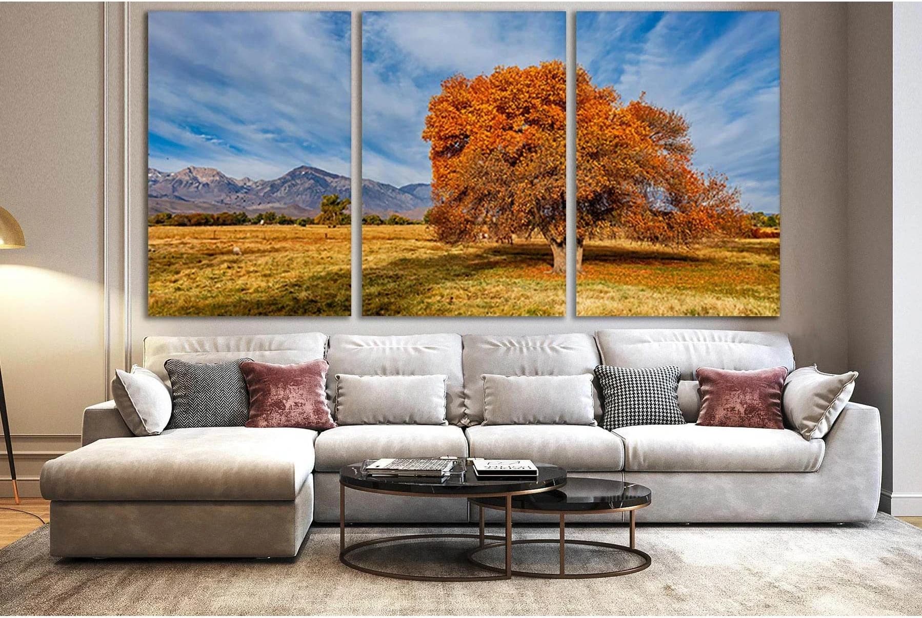 Tree In Sierra Trailer Park №SL813 Ready to Hang Canvas Print - Zellart Canvas Prints 0new, ALL_Products, Trees Wall Art
