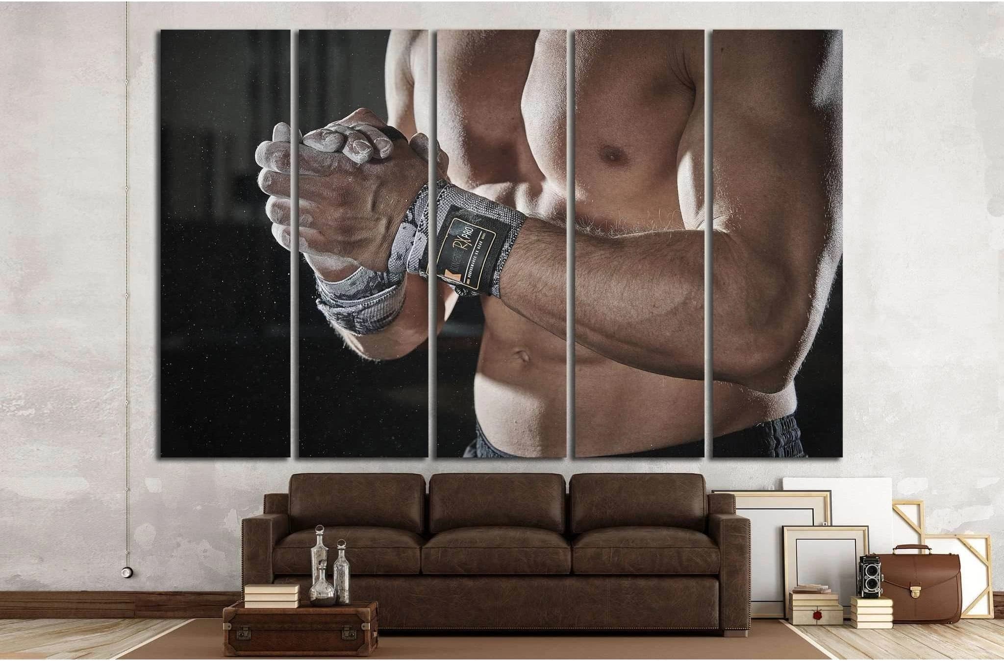 Weightlifting, Crossfit №1464 Ready to Hang Canvas Print - Zellart Canvas Prints ALL_Products, s-1464