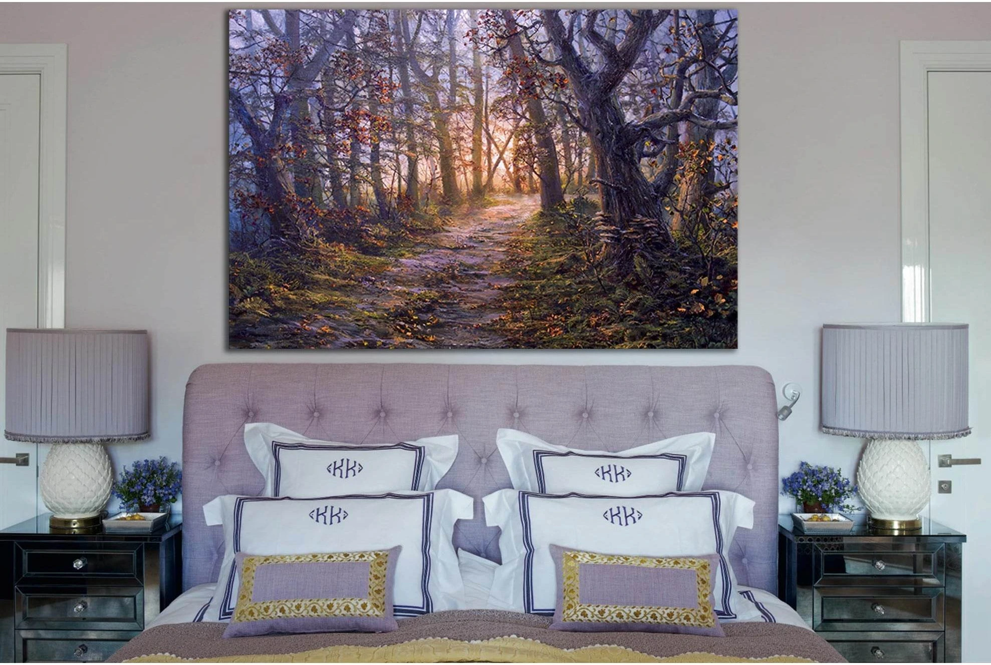 Painting Autumn Forest №SL1470 Ready to Hang Canvas PrintCanvas art arrives ready to hang, with hanging accessories included and no additional framing required. Every canvas print is hand-crafted, made on-demand at our workshop and expertly stretched arou