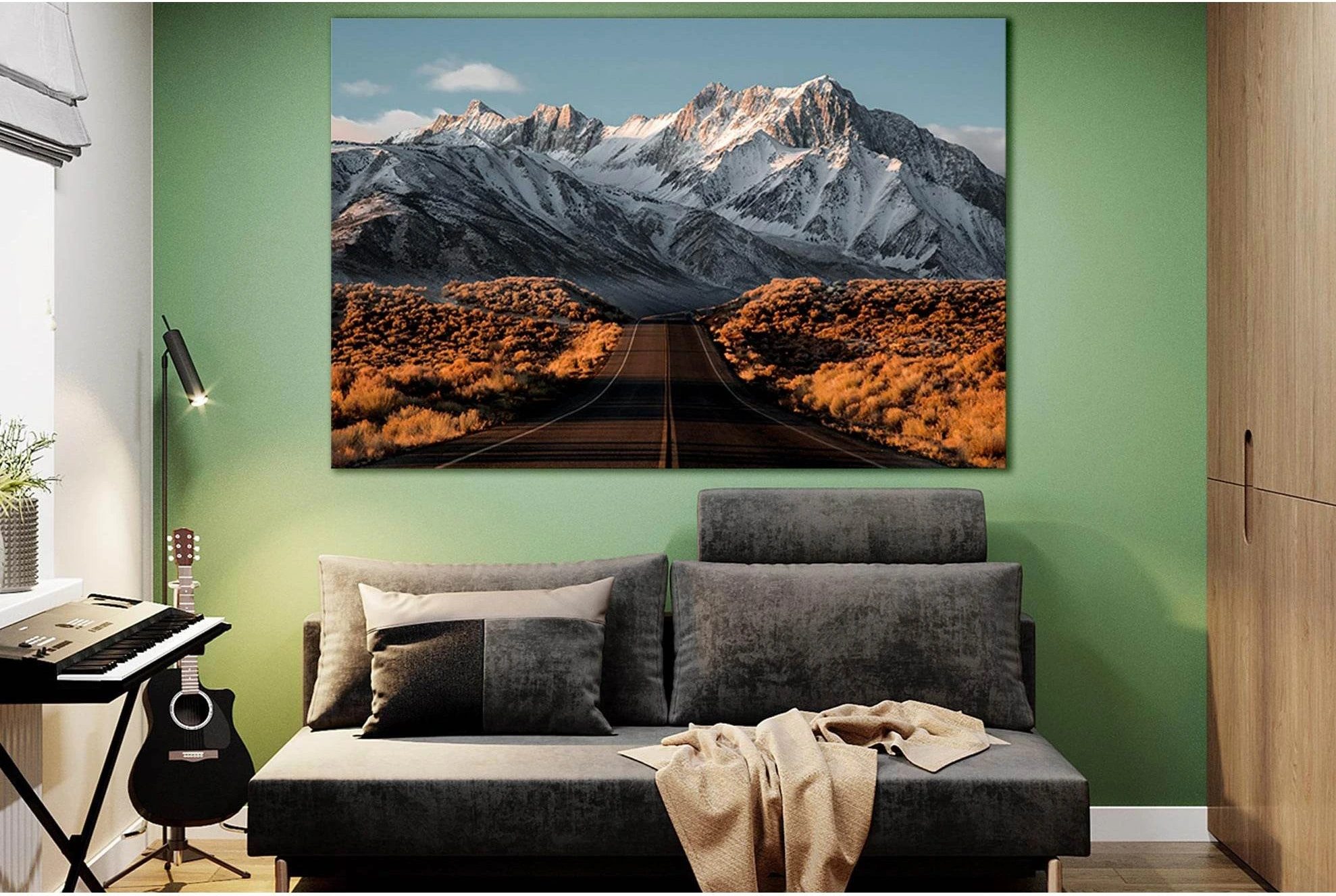 Road To The Snowy Mountains №SL1568 Ready to Hang Canvas PrintCanvas art arrives ready to hang, with hanging accessories included and no additional framing required. Every canvas print is hand-crafted, made on-demand at our workshop and expertly stretched