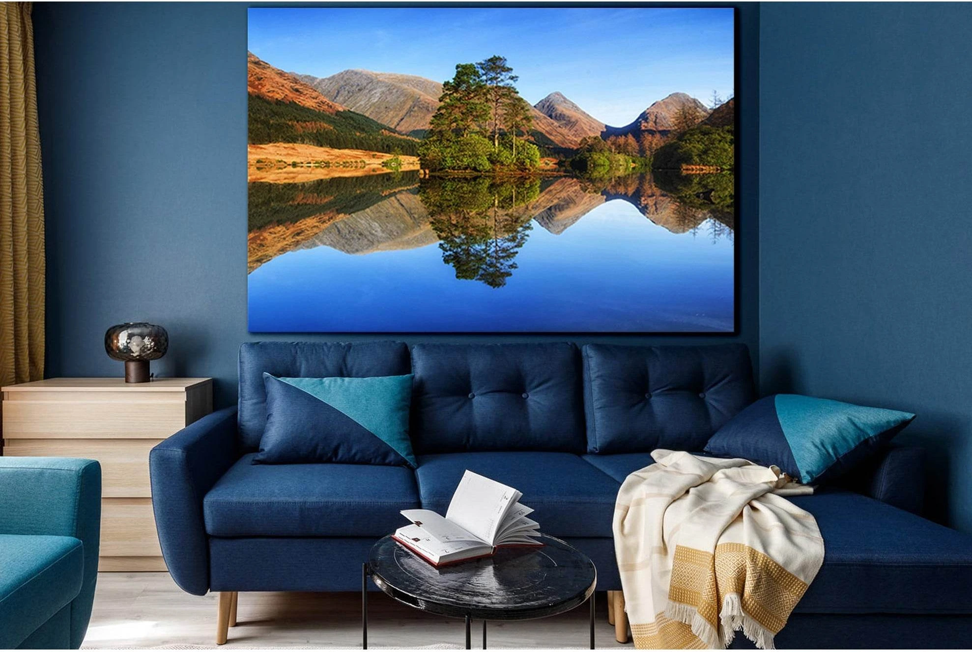 Autumn Mountain Lake Reflection №SL1476 Ready to Hang Canvas PrintCanvas art arrives ready to hang, with hanging accessories included and no additional framing required. Every canvas print is hand-crafted, made on-demand at our workshop and expertly stret