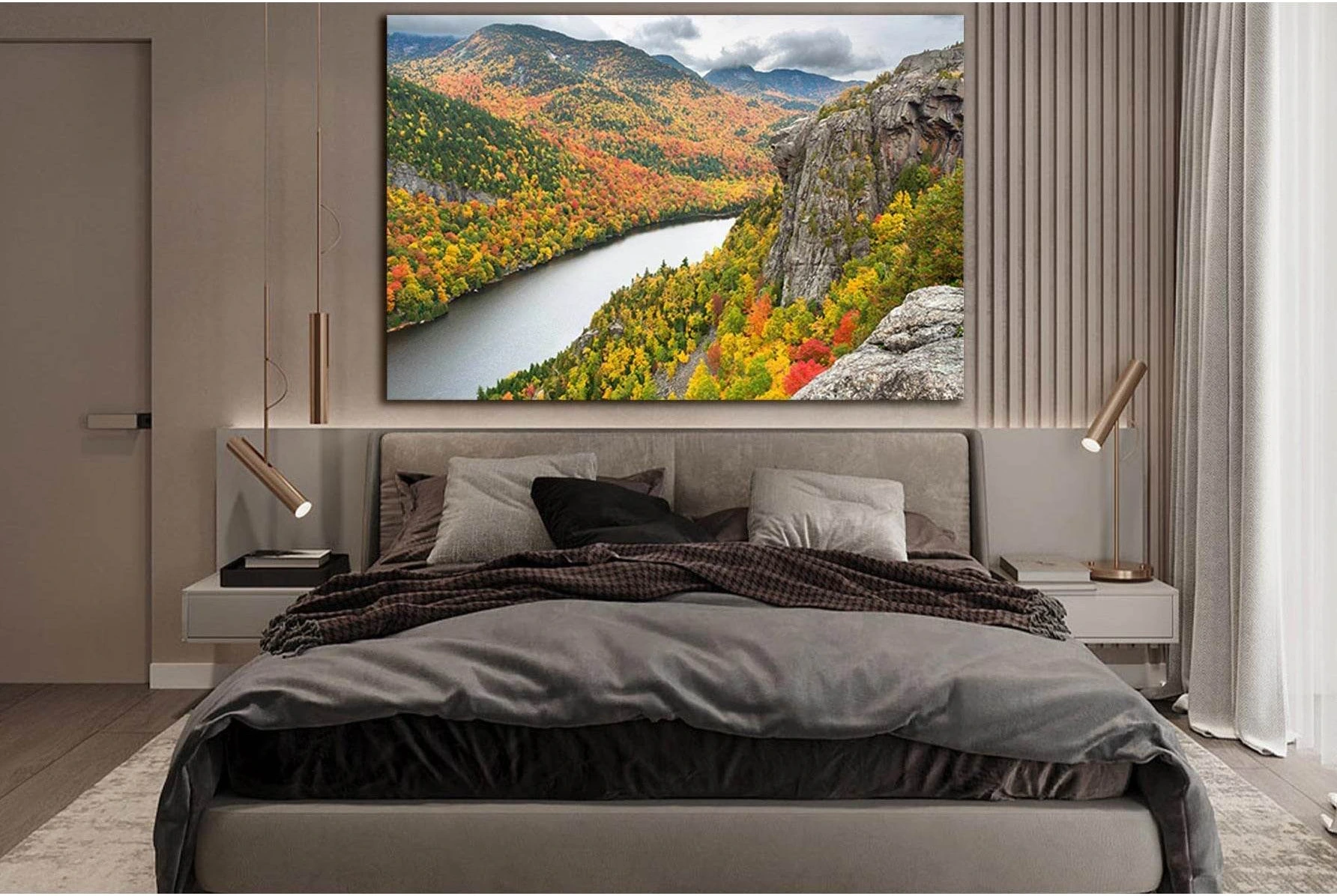 Adirondack Mountains Autumn №SL1475 Ready to Hang Canvas PrintCanvas art arrives ready to hang, with hanging accessories included and no additional framing required. Every canvas print is hand-crafted, made on-demand at our workshop and expertly stretched