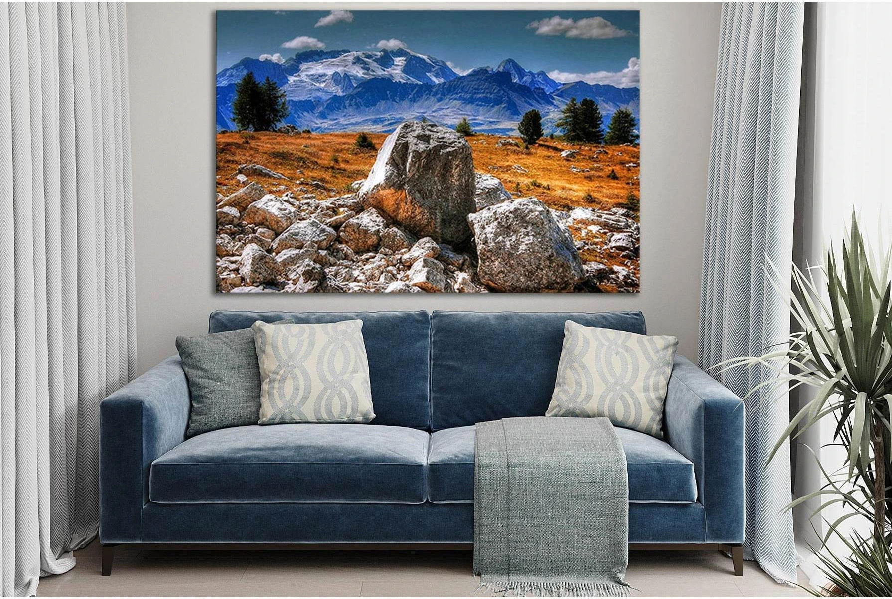 Mountain Landscape Italy №SL1564 Ready to Hang Canvas PrintCanvas art arrives ready to hang, with hanging accessories included and no additional framing required. Every canvas print is hand-crafted, made on-demand at our workshop and expertly stretched ar