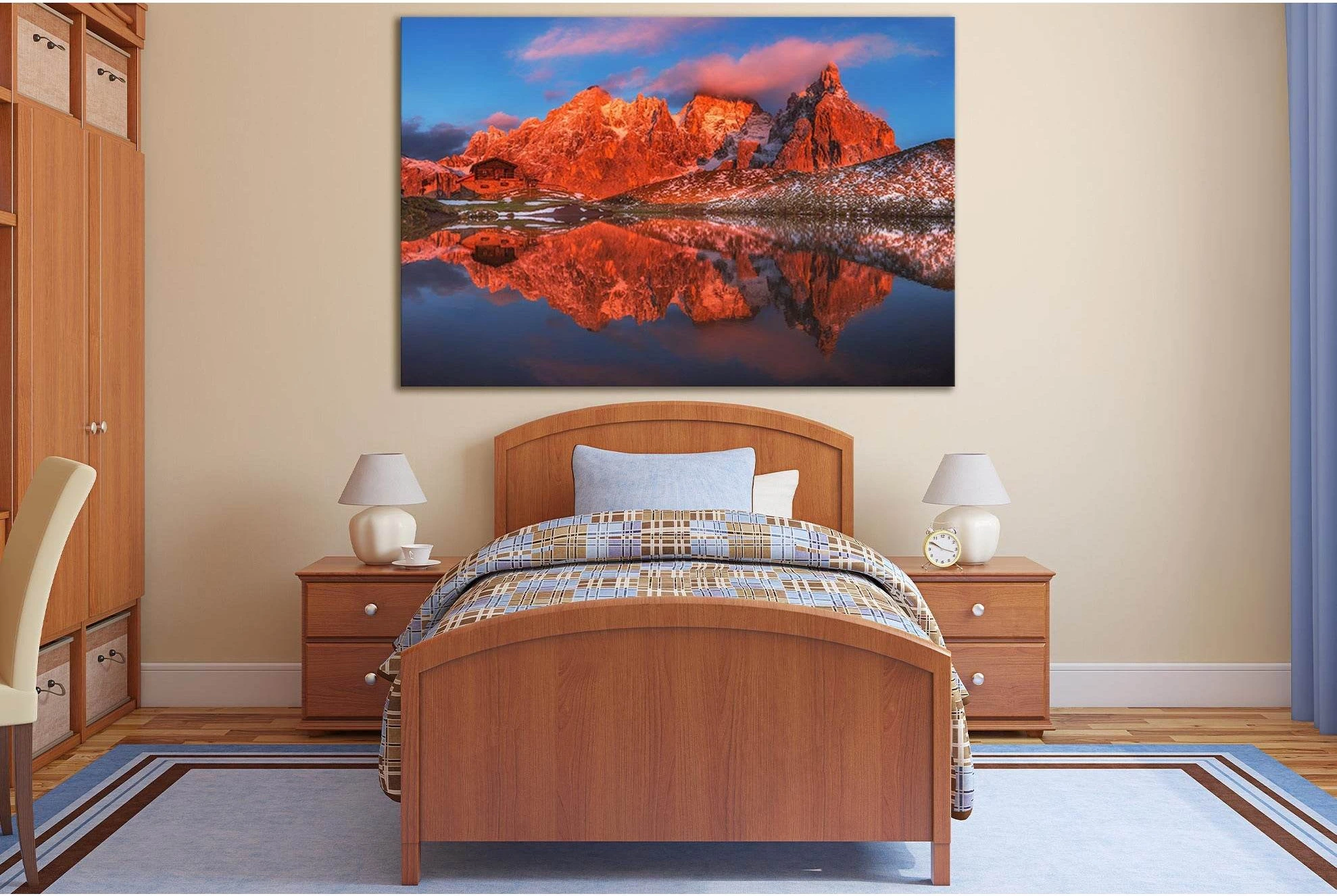 Lake And Mountains Reflection №SL1563 Ready to Hang Canvas PrintCanvas art arrives ready to hang, with hanging accessories included and no additional framing required. Every canvas print is hand-crafted, made on-demand at our workshop and expertly stretch