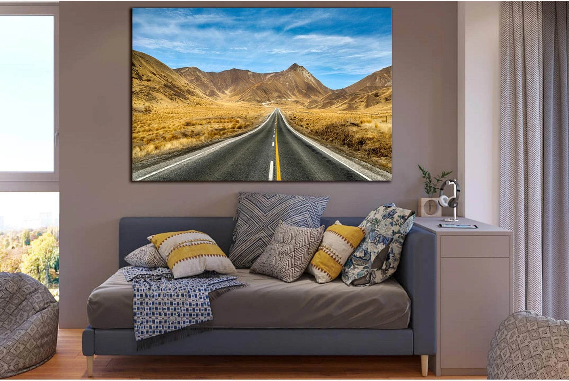 Open Roads To Mountains №SL1562 Ready to Hang Canvas PrintCanvas art arrives ready to hang, with hanging accessories included and no additional framing required. Every canvas print is hand-crafted, made on-demand at our workshop and expertly stretched aro