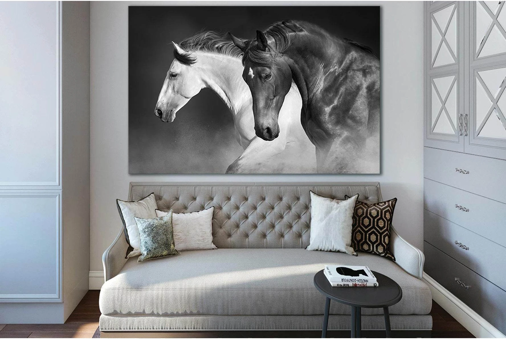 Horses Running Gallop In The Desert №SL1559 Ready to Hang Canvas PrintCanvas art arrives ready to hang, with hanging accessories included and no additional framing required. Every canvas print is hand-crafted, made on-demand at our workshop and expertly s