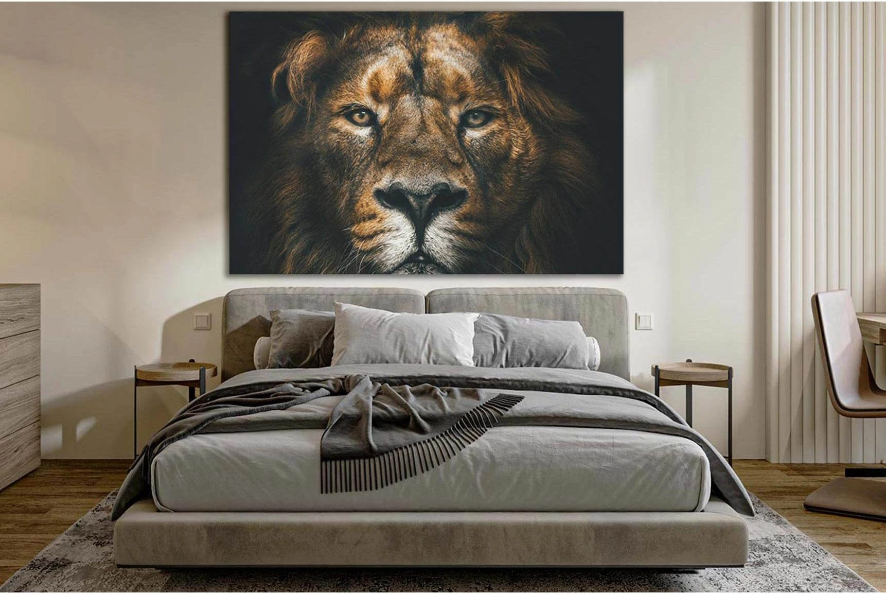 Lion Muzzle Close Up №SL1554 Ready to Hang Canvas PrintCanvas art arrives ready to hang, with hanging accessories included and no additional framing required. Every canvas print is hand-crafted, made on-demand at our workshop and expertly stretched around