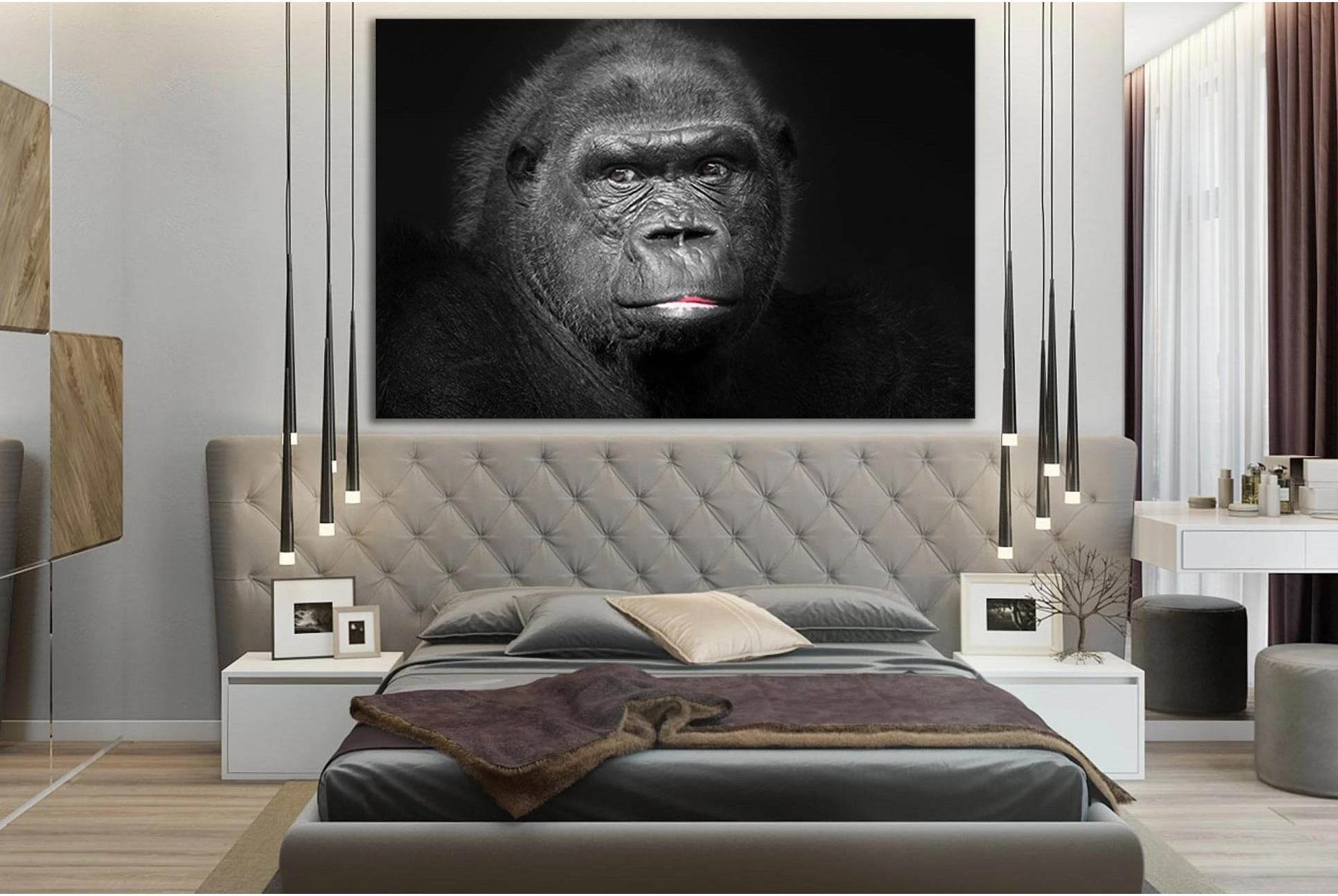 Close Up Portrait Of A Gorilla №SL1517 Ready to Hang Canvas PrintCanvas art arrives ready to hang, with hanging accessories included and no additional framing required. Every canvas print is hand-crafted, made on-demand at our workshop and expertly stretc