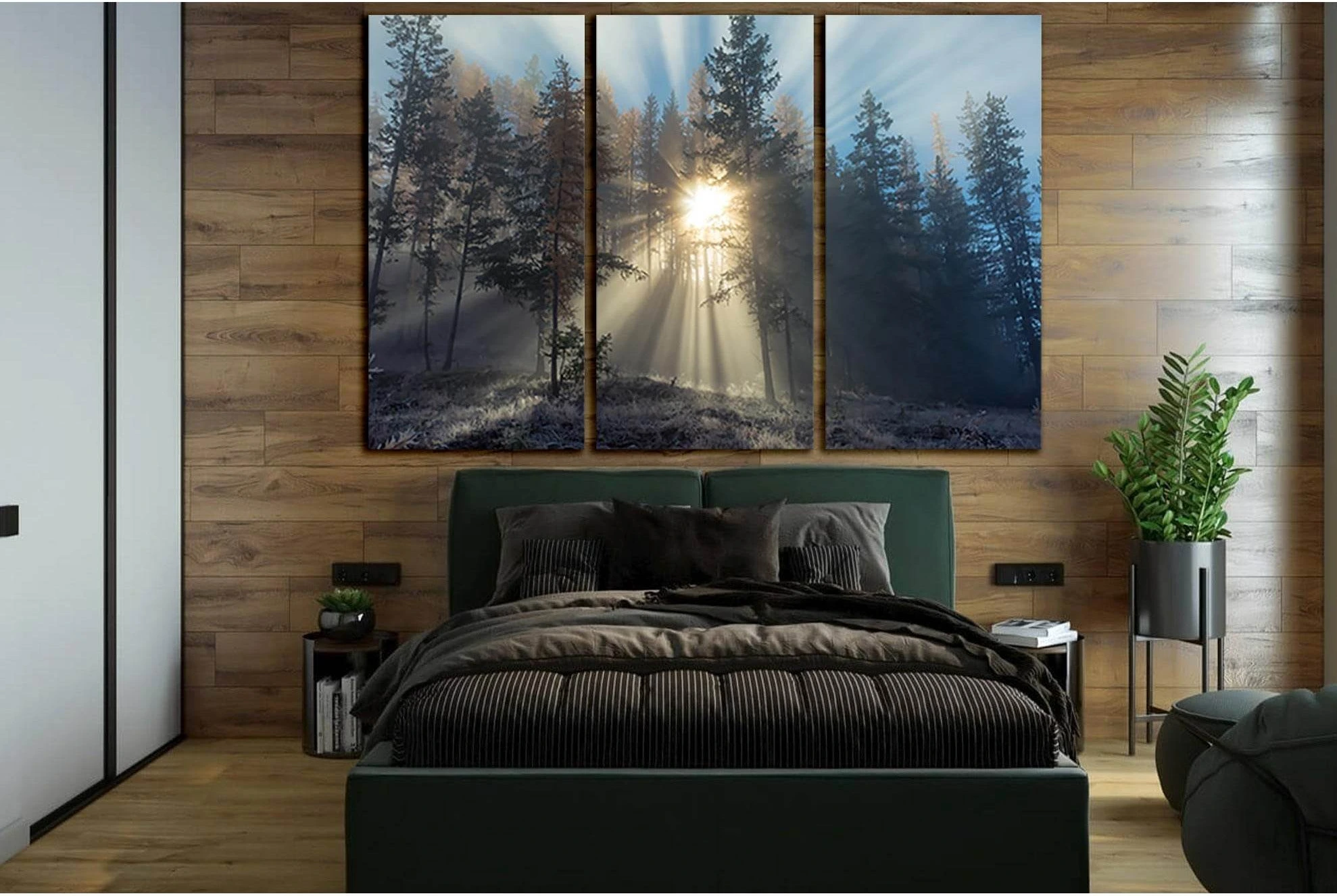 Sunlight Path In Snowy Trees №SL1574 Ready to Hang Canvas PrintCanvas art arrives ready to hang, with hanging accessories included and no additional framing required. Every canvas print is hand-crafted, made on-demand at our workshop and expertly stretche