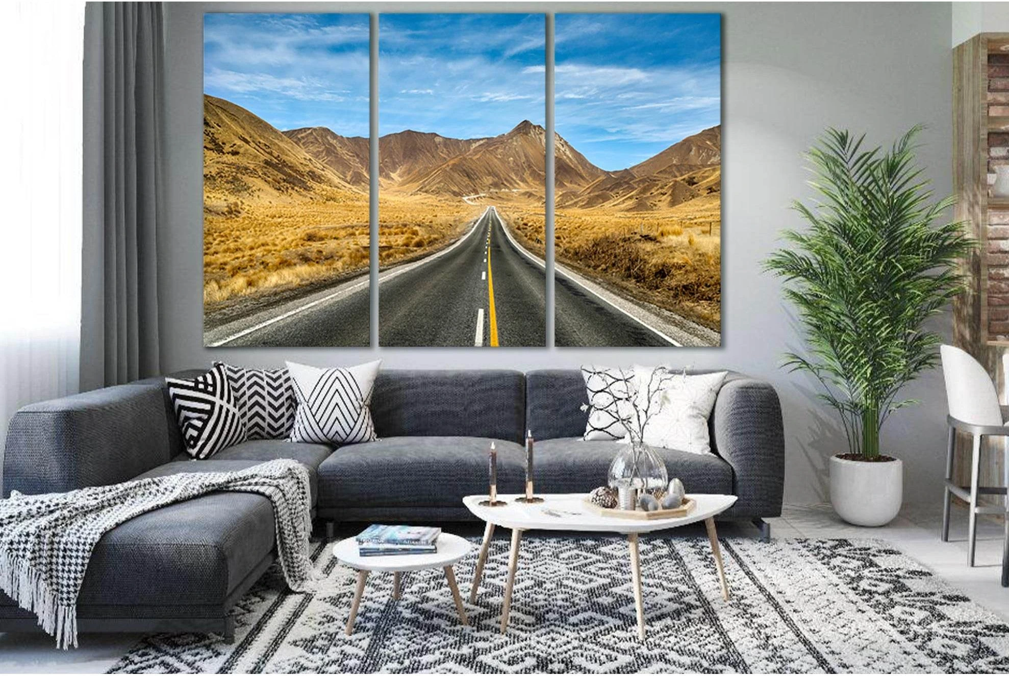 Open Roads To Mountains №SL1562 Ready to Hang Canvas PrintCanvas art arrives ready to hang, with hanging accessories included and no additional framing required. Every canvas print is hand-crafted, made on-demand at our workshop and expertly stretched aro