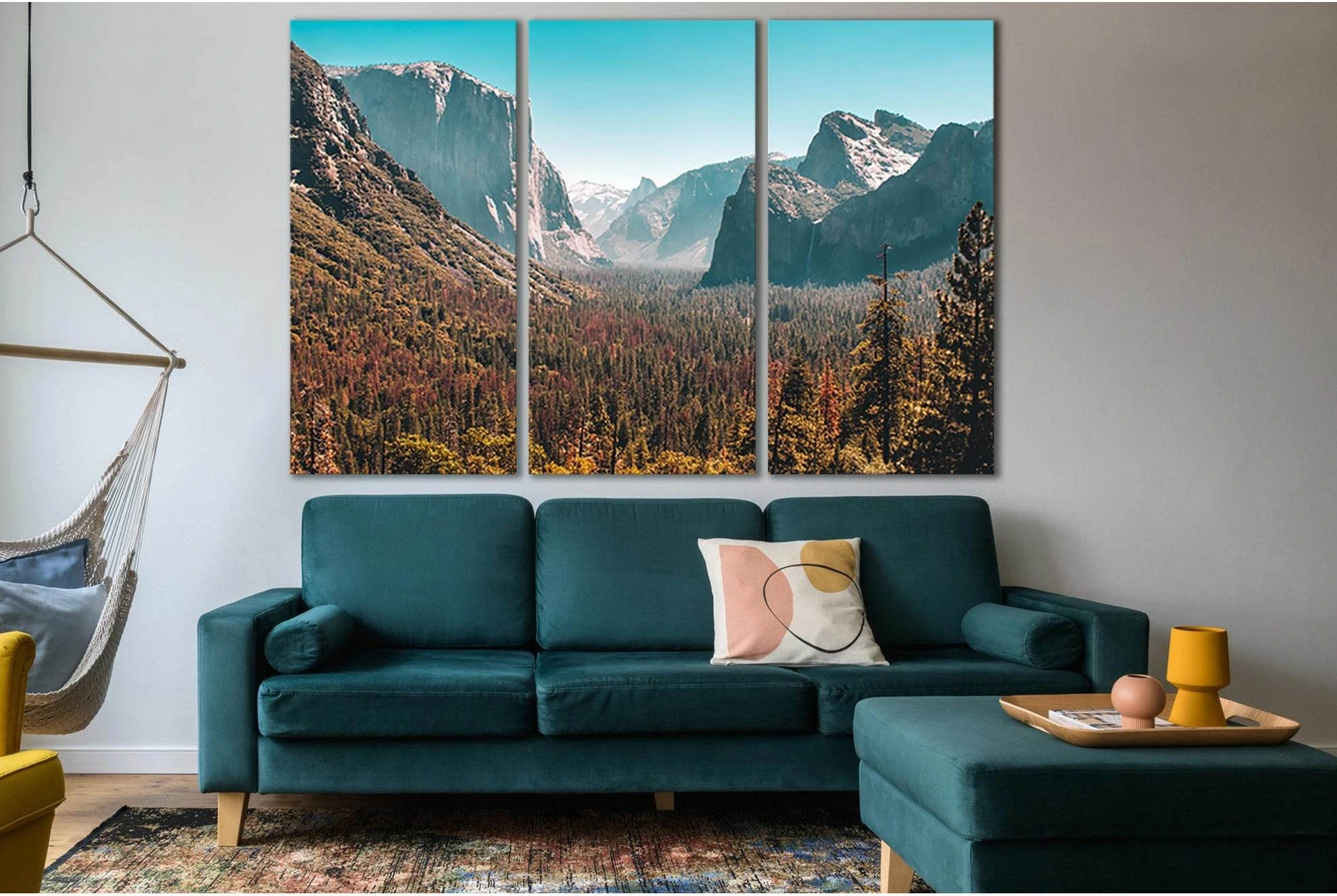 Forest And Mountains In Yosemite Valley №SL1575 Ready to Hang Canvas PrintCanvas art arrives ready to hang, with hanging accessories included and no additional framing required. Every canvas print is hand-crafted, made on-demand at our workshop and expert