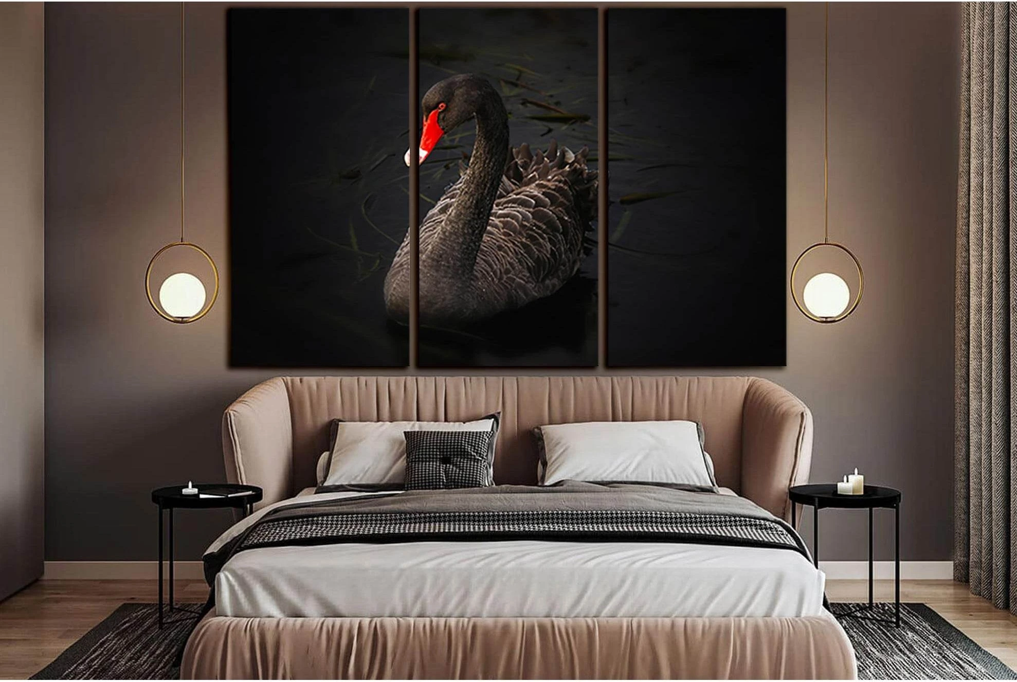 Black Swan №SL1502 Ready to Hang Canvas PrintCanvas art arrives ready to hang, with hanging accessories included and no additional framing required. Every canvas print is hand-crafted, made on-demand at our workshop and expertly stretched around 100% Nort