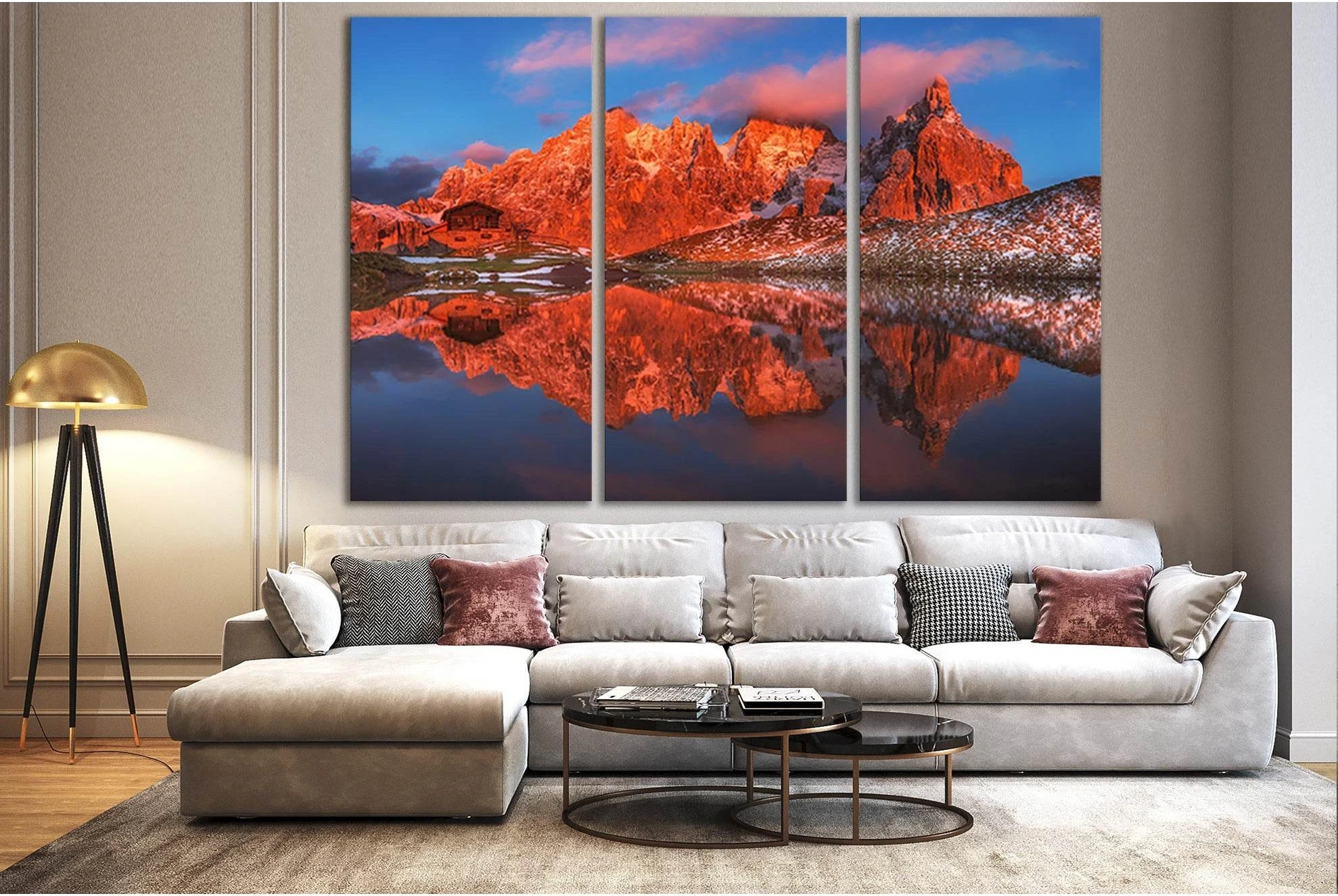 Lake And Mountains Reflection №SL1563 Ready to Hang Canvas PrintCanvas art arrives ready to hang, with hanging accessories included and no additional framing required. Every canvas print is hand-crafted, made on-demand at our workshop and expertly stretch