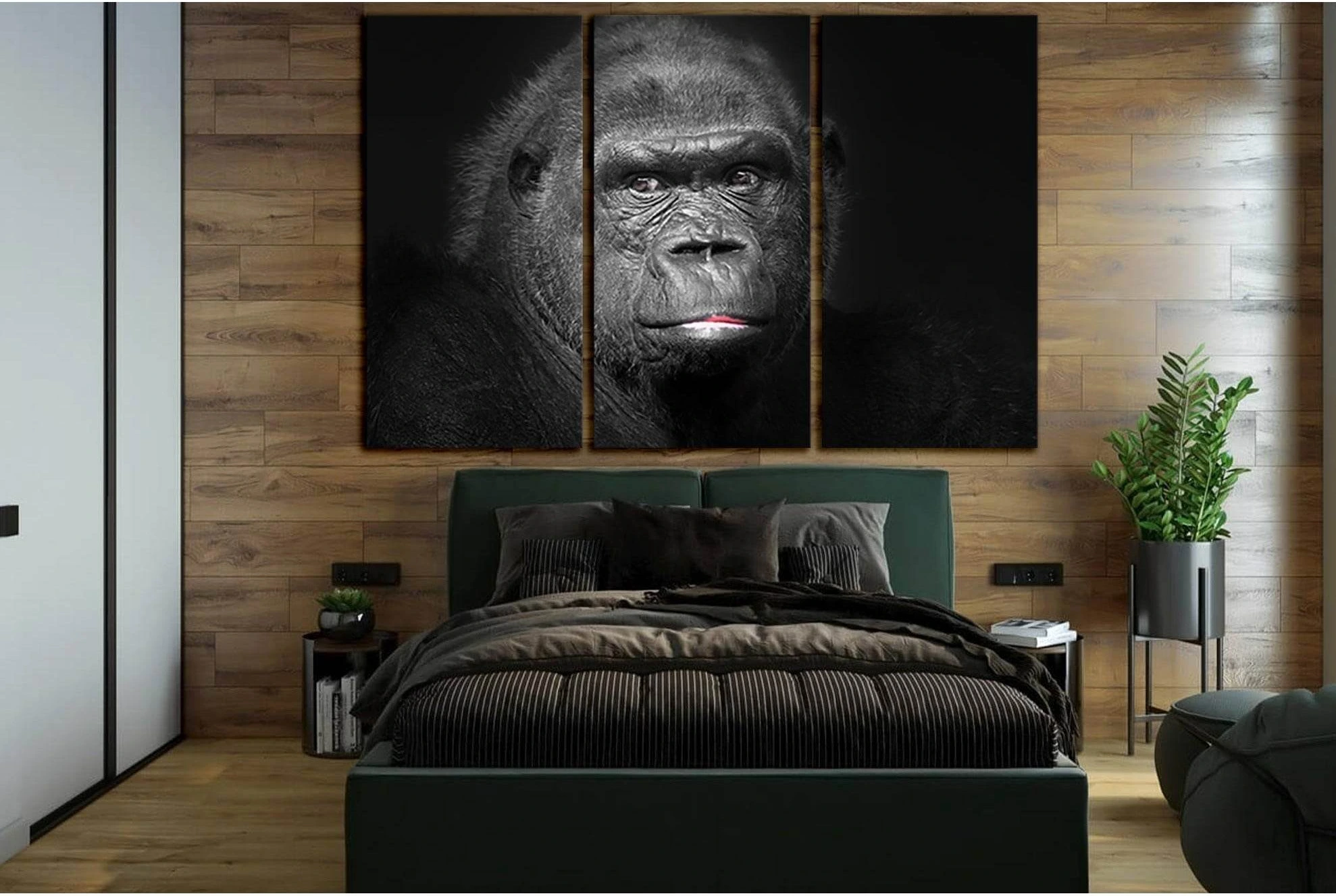 Close Up Portrait Of A Gorilla №SL1517 Ready to Hang Canvas PrintCanvas art arrives ready to hang, with hanging accessories included and no additional framing required. Every canvas print is hand-crafted, made on-demand at our workshop and expertly stretc