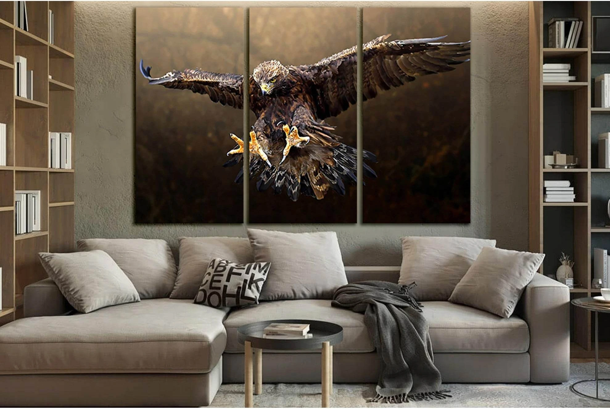 Beautiful Flying Eagle №SL1503 Ready to Hang Canvas PrintCanvas art arrives ready to hang, with hanging accessories included and no additional framing required. Every canvas print is hand-crafted, made on-demand at our workshop and expertly stretched arou