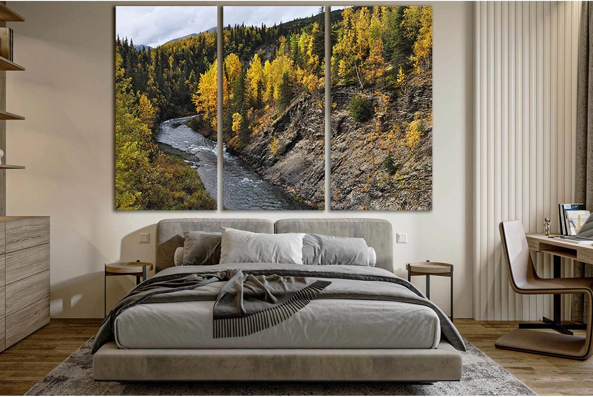 River Trees And Autumn Forest №SL1471 Ready to Hang Canvas PrintCanvas art arrives ready to hang, with hanging accessories included and no additional framing required. Every canvas print is hand-crafted, made on-demand at our workshop and expertly stretch