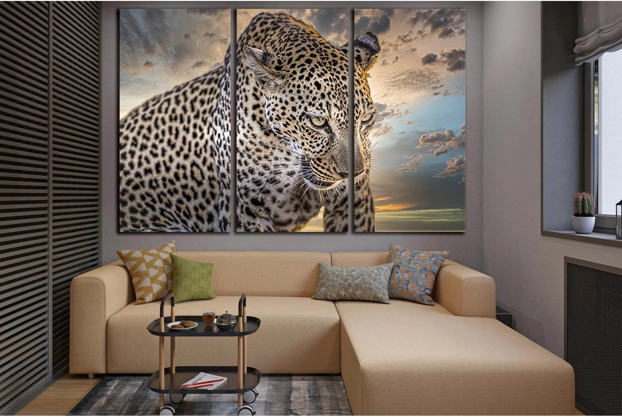 Beautiful Wild Leopard №SL1539 Ready to Hang Canvas PrintCanvas art arrives ready to hang, with hanging accessories included and no additional framing required. Every canvas print is hand-crafted, made on-demand at our workshop and expertly stretched arou