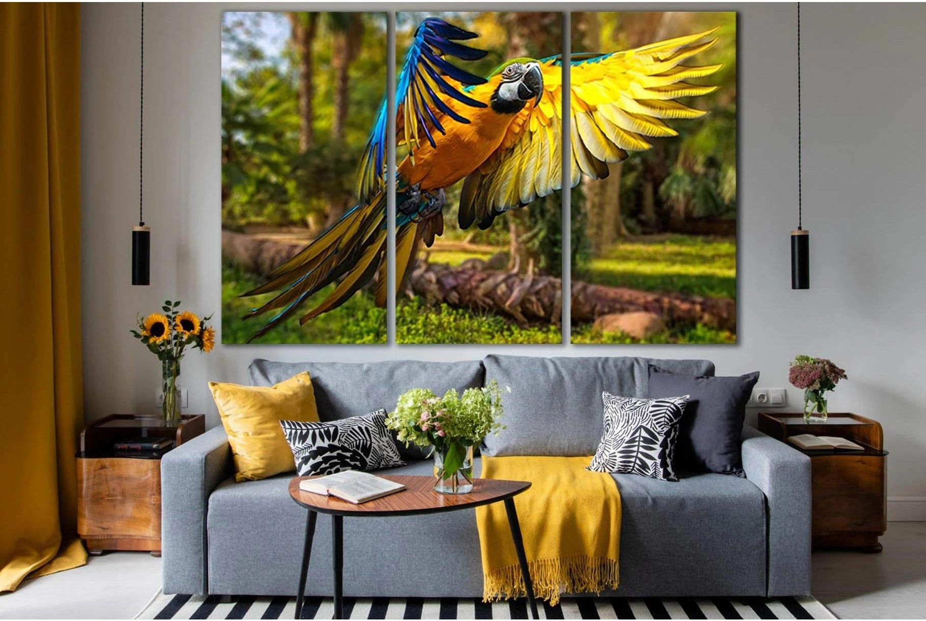 Flying Parrot Macaw Close Up №SL1501 Ready to Hang Canvas PrintCanvas art arrives ready to hang, with hanging accessories included and no additional framing required. Every canvas print is hand-crafted, made on-demand at our workshop and expertly stretche