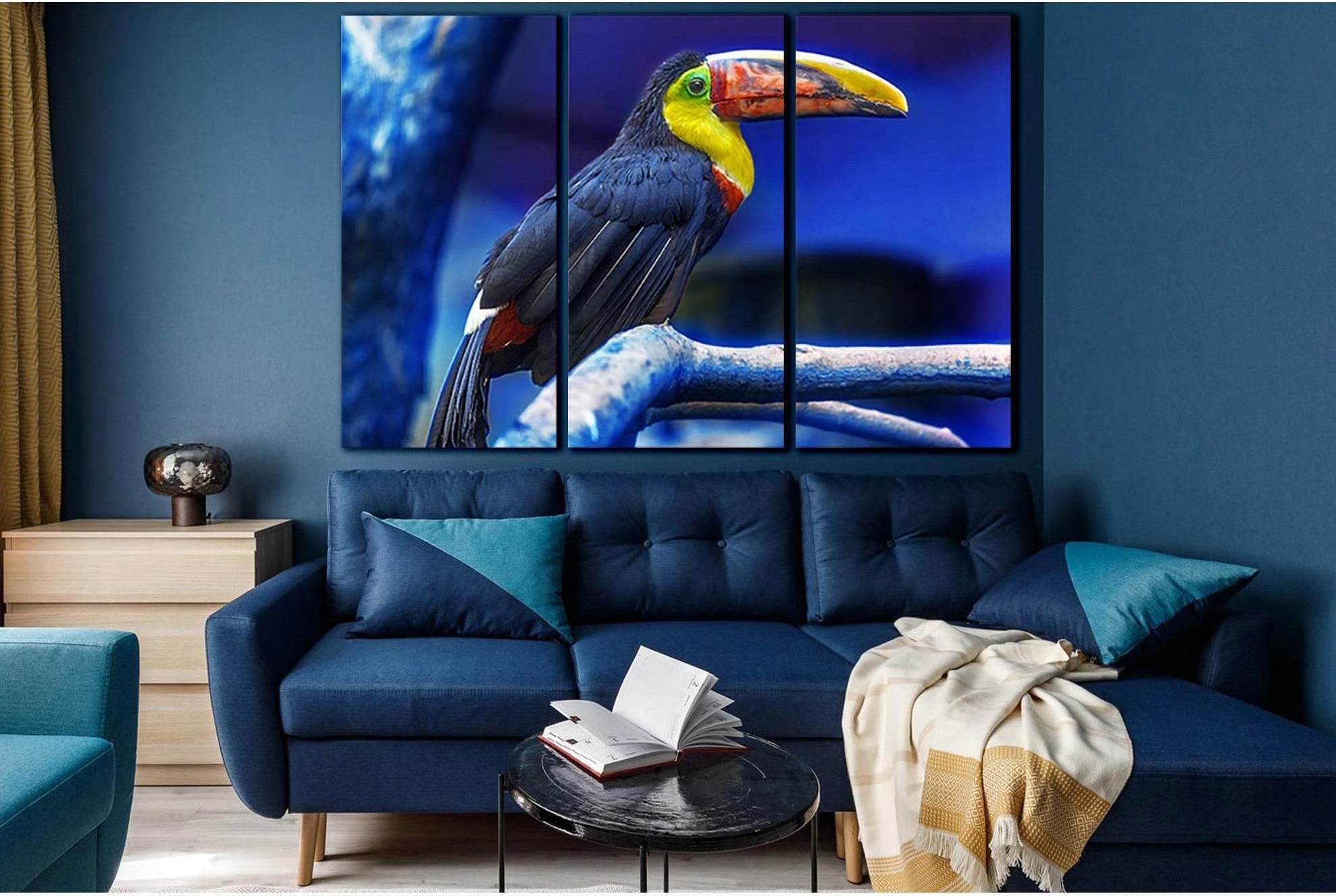 Exotic Birds Toucan №SL1525 Ready to Hang Canvas PrintCanvas art arrives ready to hang, with hanging accessories included and no additional framing required. Every canvas print is hand-crafted, made on-demand at our workshop and expertly stretched around