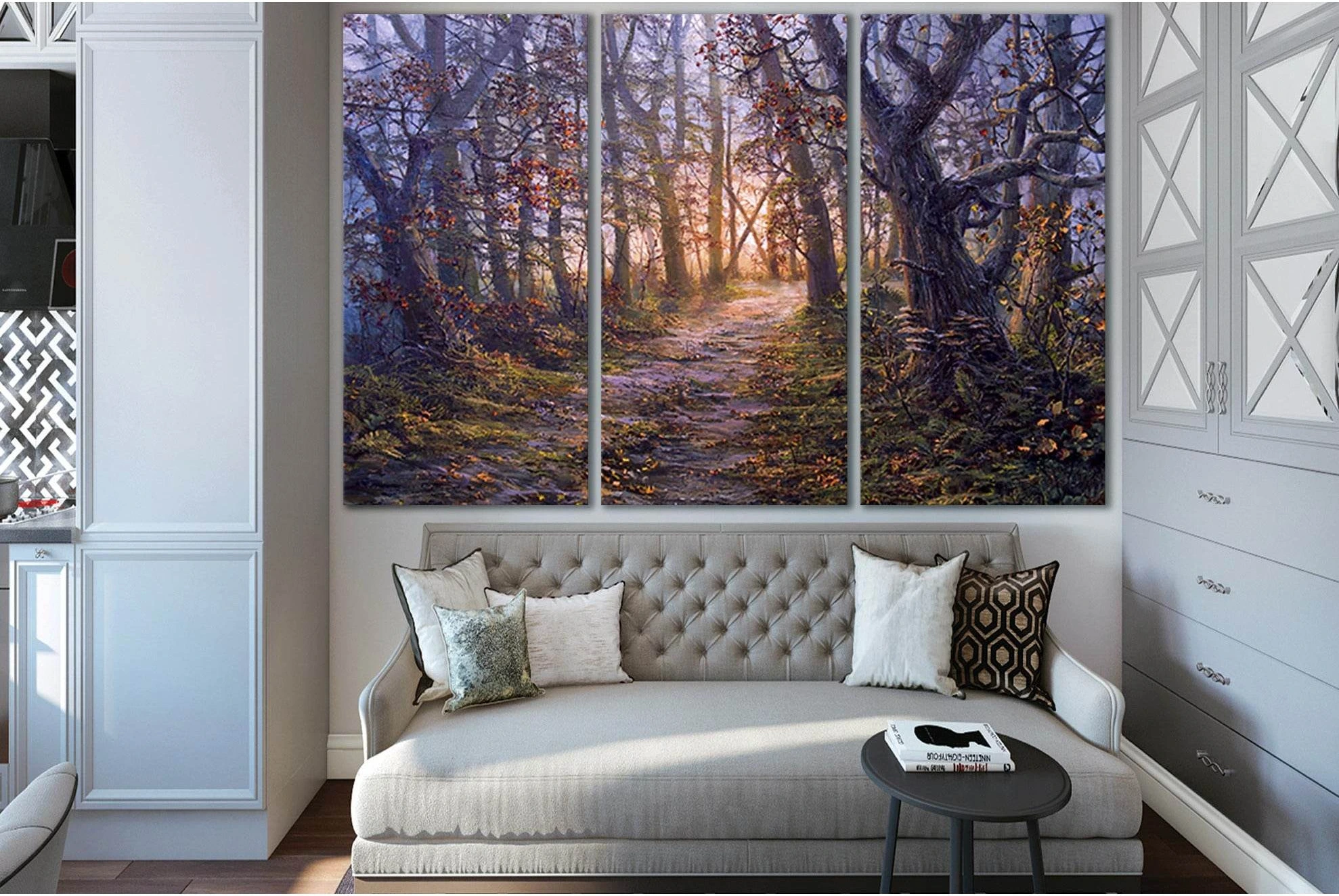 Painting Autumn Forest №SL1470 Ready to Hang Canvas PrintCanvas art arrives ready to hang, with hanging accessories included and no additional framing required. Every canvas print is hand-crafted, made on-demand at our workshop and expertly stretched arou