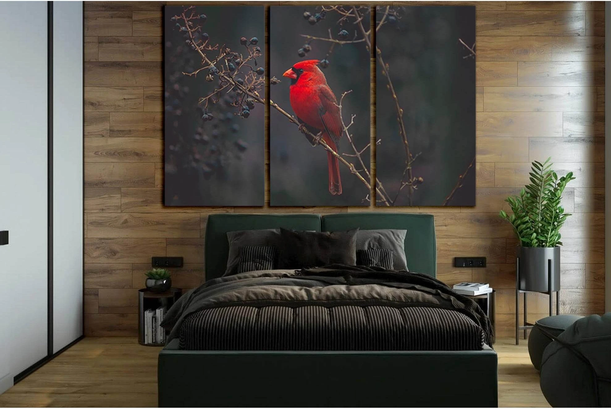 Bird Red Cardinal №SL1528 Ready to Hang Canvas PrintCanvas art arrives ready to hang, with hanging accessories included and no additional framing required. Every canvas print is hand-crafted, made on-demand at our workshop and expertly stretched around 10