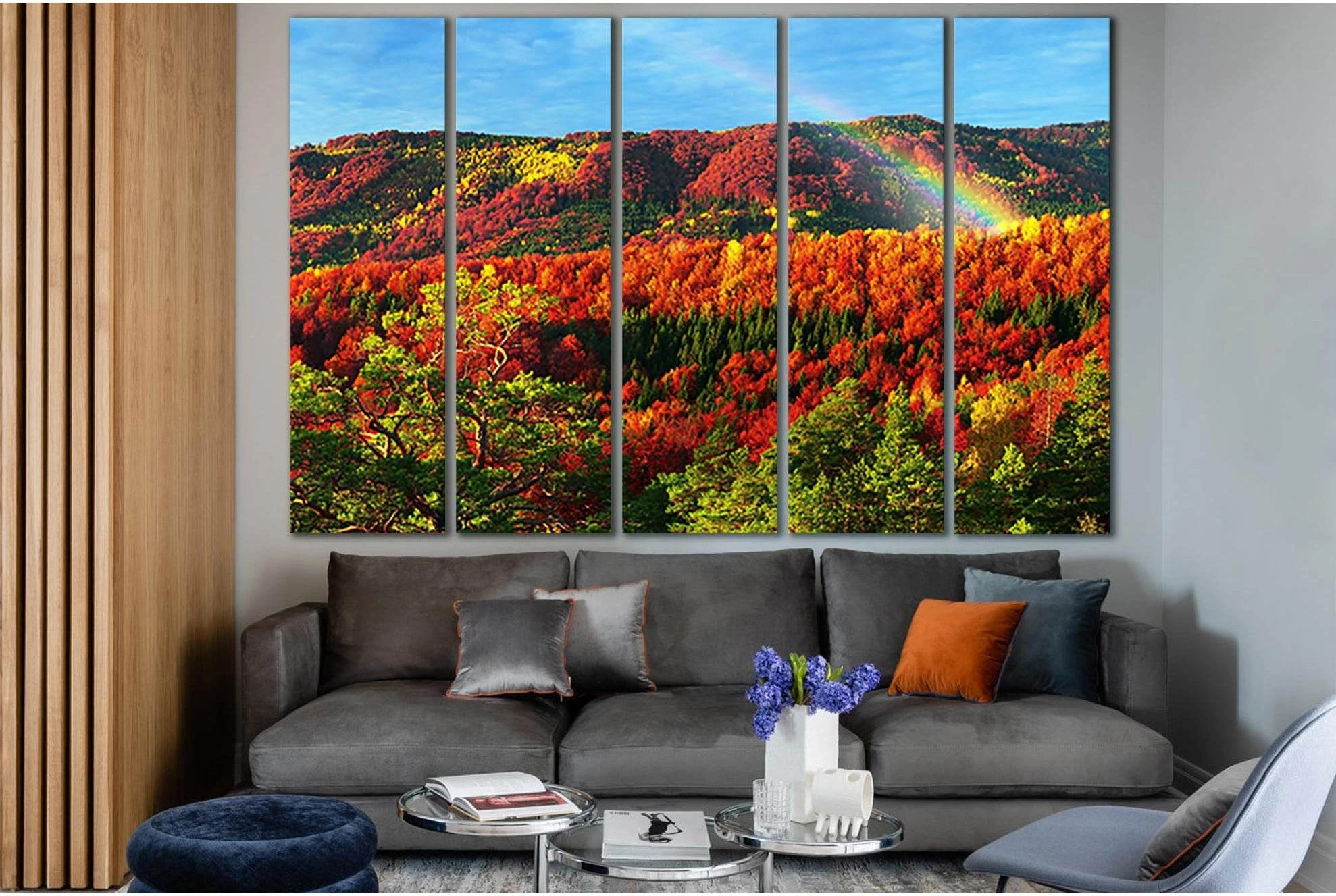 Rainbow Above The Autumn Forest №SL1500 Ready to Hang Canvas PrintCanvas art arrives ready to hang, with hanging accessories included and no additional framing required. Every canvas print is hand-crafted, made on-demand at our workshop and expertly stret