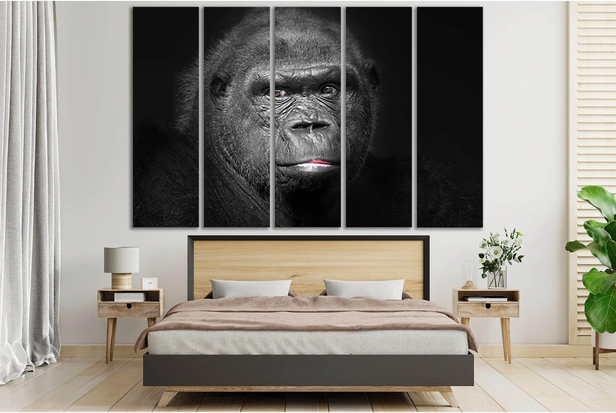 Close Up Portrait Of A Gorilla №SL1517 Ready to Hang Canvas PrintCanvas art arrives ready to hang, with hanging accessories included and no additional framing required. Every canvas print is hand-crafted, made on-demand at our workshop and expertly stretc