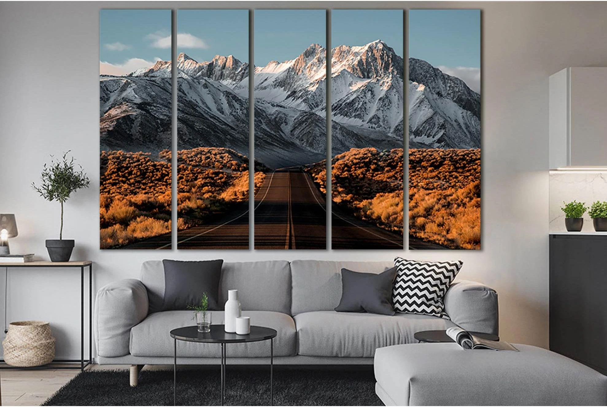 Road To The Snowy Mountains №SL1568 Ready to Hang Canvas PrintCanvas art arrives ready to hang, with hanging accessories included and no additional framing required. Every canvas print is hand-crafted, made on-demand at our workshop and expertly stretched