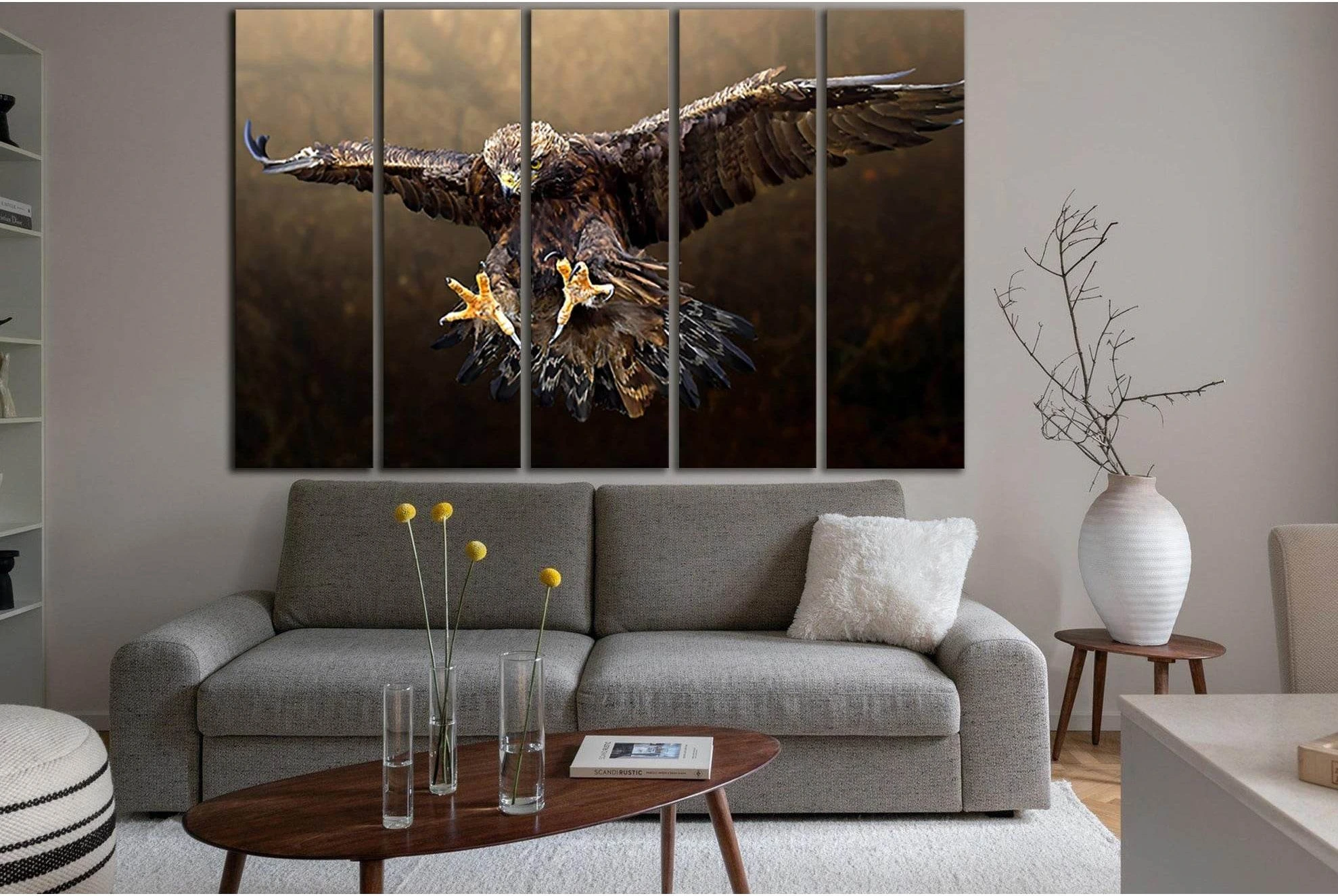 Beautiful Flying Eagle №SL1503 Ready to Hang Canvas PrintCanvas art arrives ready to hang, with hanging accessories included and no additional framing required. Every canvas print is hand-crafted, made on-demand at our workshop and expertly stretched arou