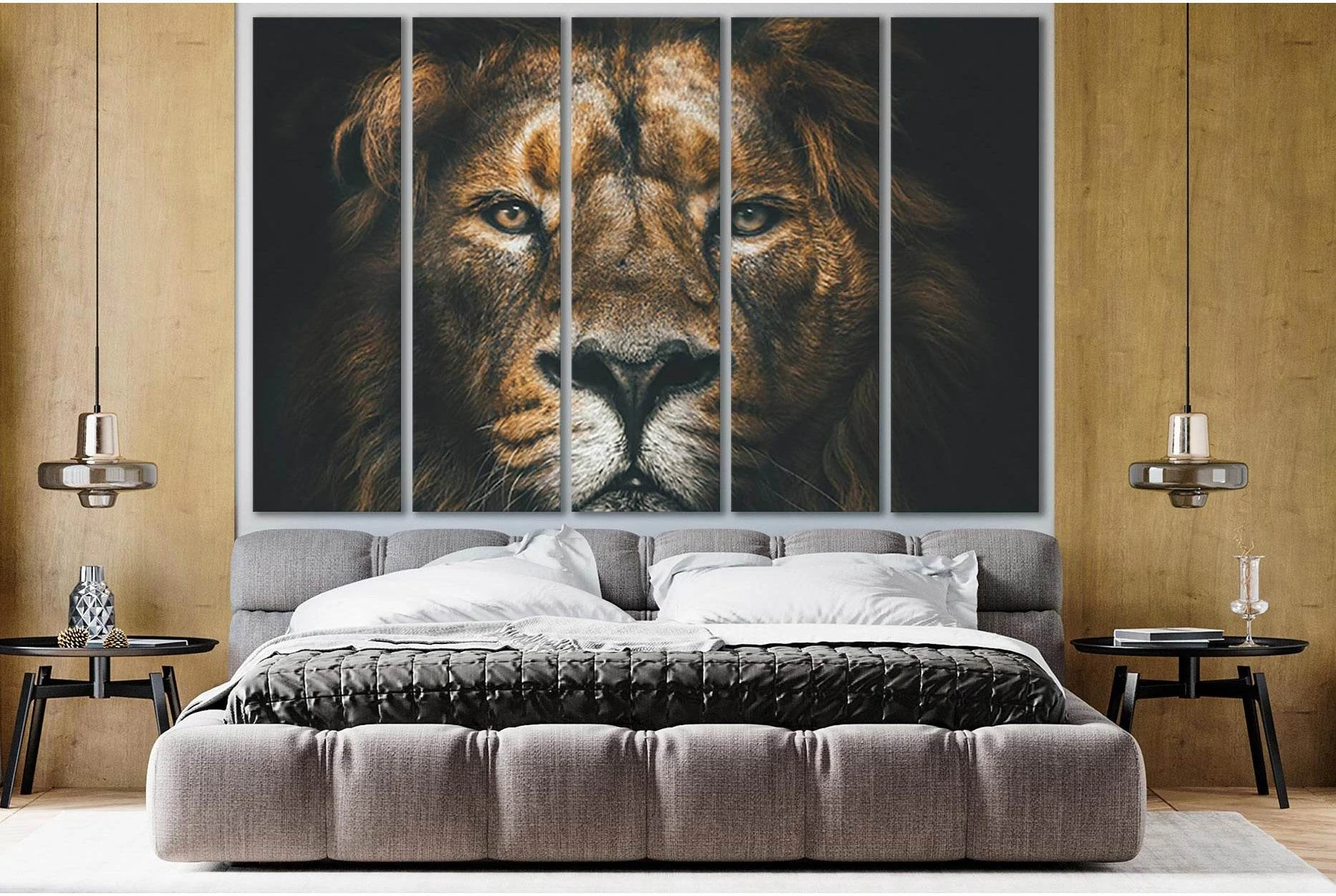 Lion Muzzle Close Up №SL1554 Ready to Hang Canvas PrintCanvas art arrives ready to hang, with hanging accessories included and no additional framing required. Every canvas print is hand-crafted, made on-demand at our workshop and expertly stretched around