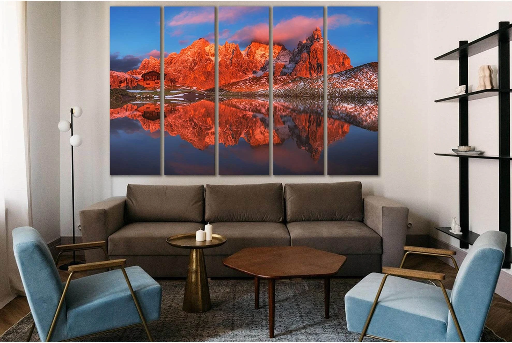 Lake And Mountains Reflection №SL1563 Ready to Hang Canvas PrintCanvas art arrives ready to hang, with hanging accessories included and no additional framing required. Every canvas print is hand-crafted, made on-demand at our workshop and expertly stretch