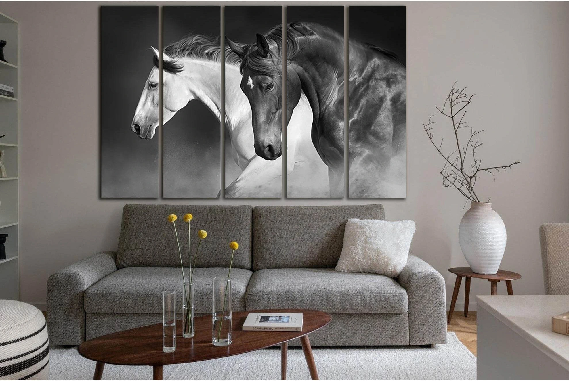 Horses Running Gallop In The Desert №SL1559 Ready to Hang Canvas PrintCanvas art arrives ready to hang, with hanging accessories included and no additional framing required. Every canvas print is hand-crafted, made on-demand at our workshop and expertly s