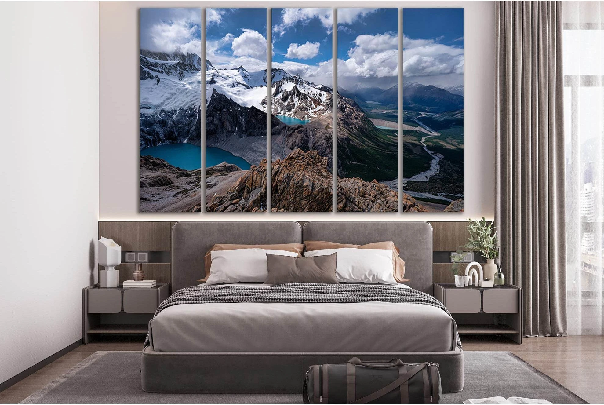 Landscape Lake Between Mountains №SL1581 Ready to Hang Canvas PrintCanvas art arrives ready to hang, with hanging accessories included and no additional framing required. Every canvas print is hand-crafted, made on-demand at our workshop and expertly stre