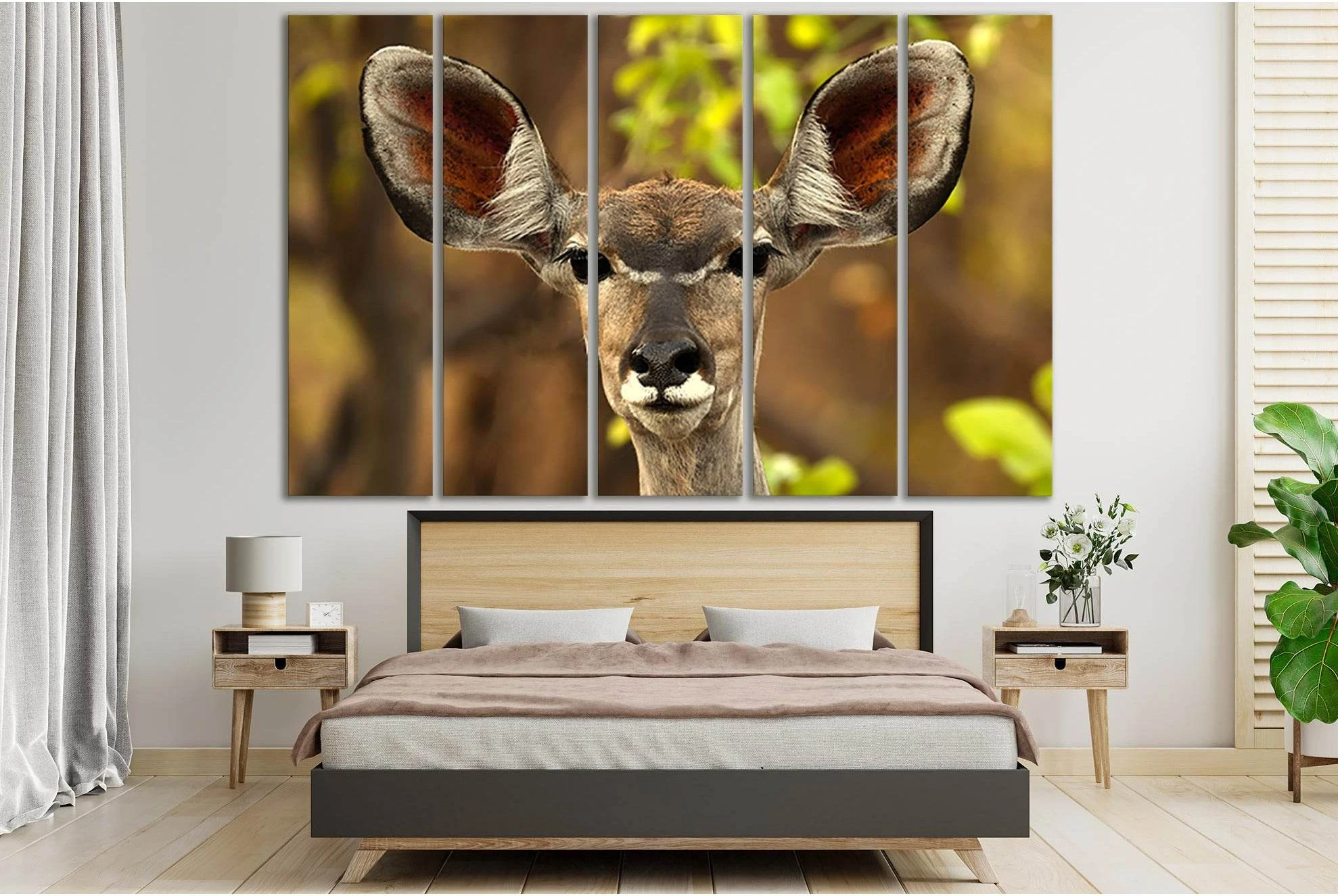 Portrait Africa Antelope №SL1542 Ready to Hang Canvas PrintCanvas art arrives ready to hang, with hanging accessories included and no additional framing required. Every canvas print is hand-crafted, made on-demand at our workshop and expertly stretched ar