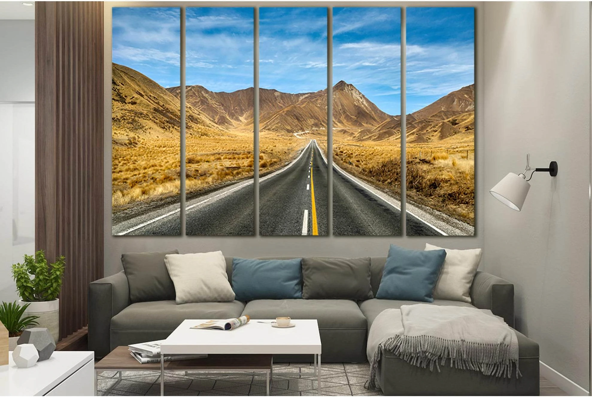 Open Roads To Mountains №SL1562 Ready to Hang Canvas PrintCanvas art arrives ready to hang, with hanging accessories included and no additional framing required. Every canvas print is hand-crafted, made on-demand at our workshop and expertly stretched aro