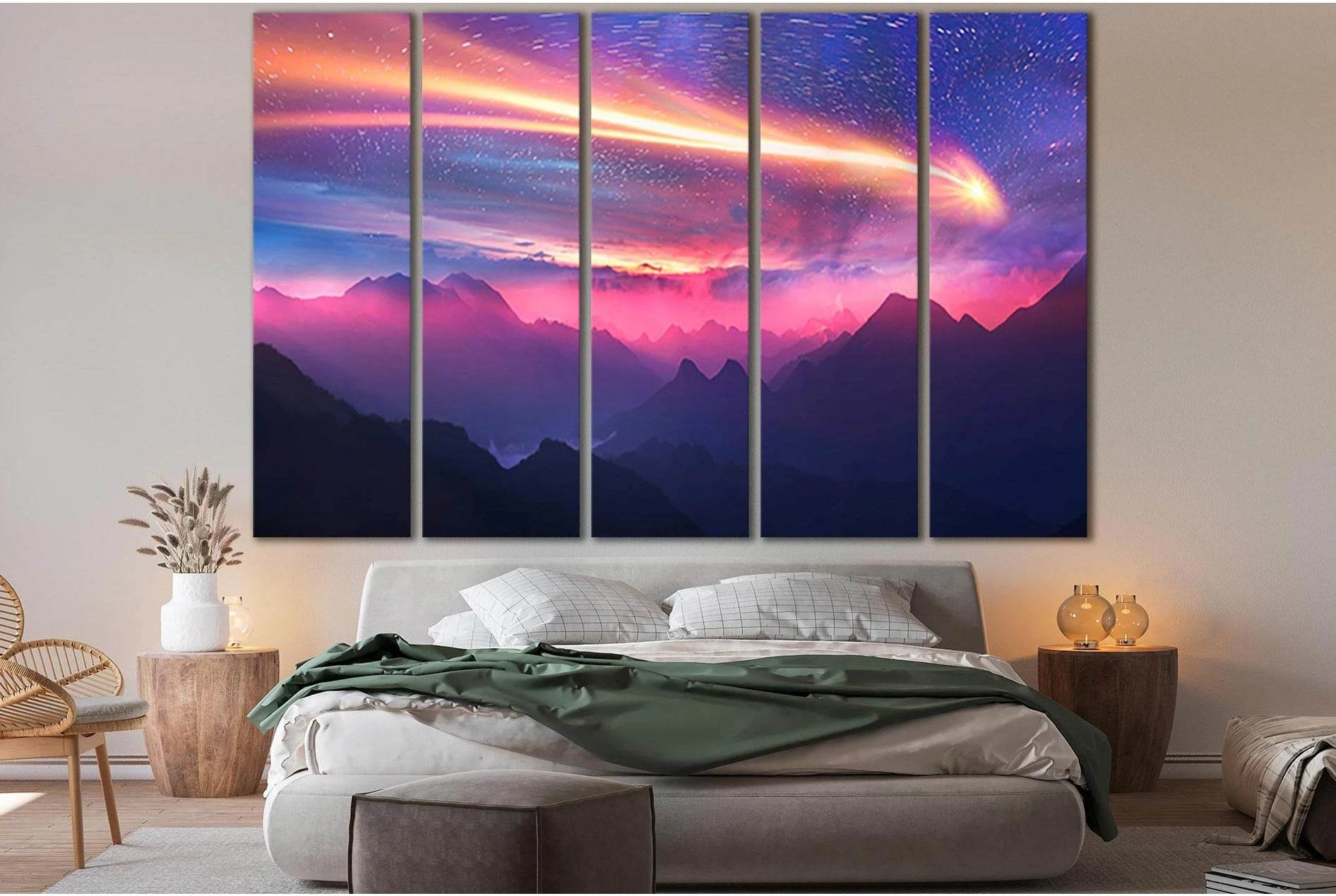 Dreamy Sky And Mountains Digital Art №SL1565 Ready to Hang Canvas PrintCanvas art arrives ready to hang, with hanging accessories included and no additional framing required. Every canvas print is hand-crafted, made on-demand at our workshop and expertly