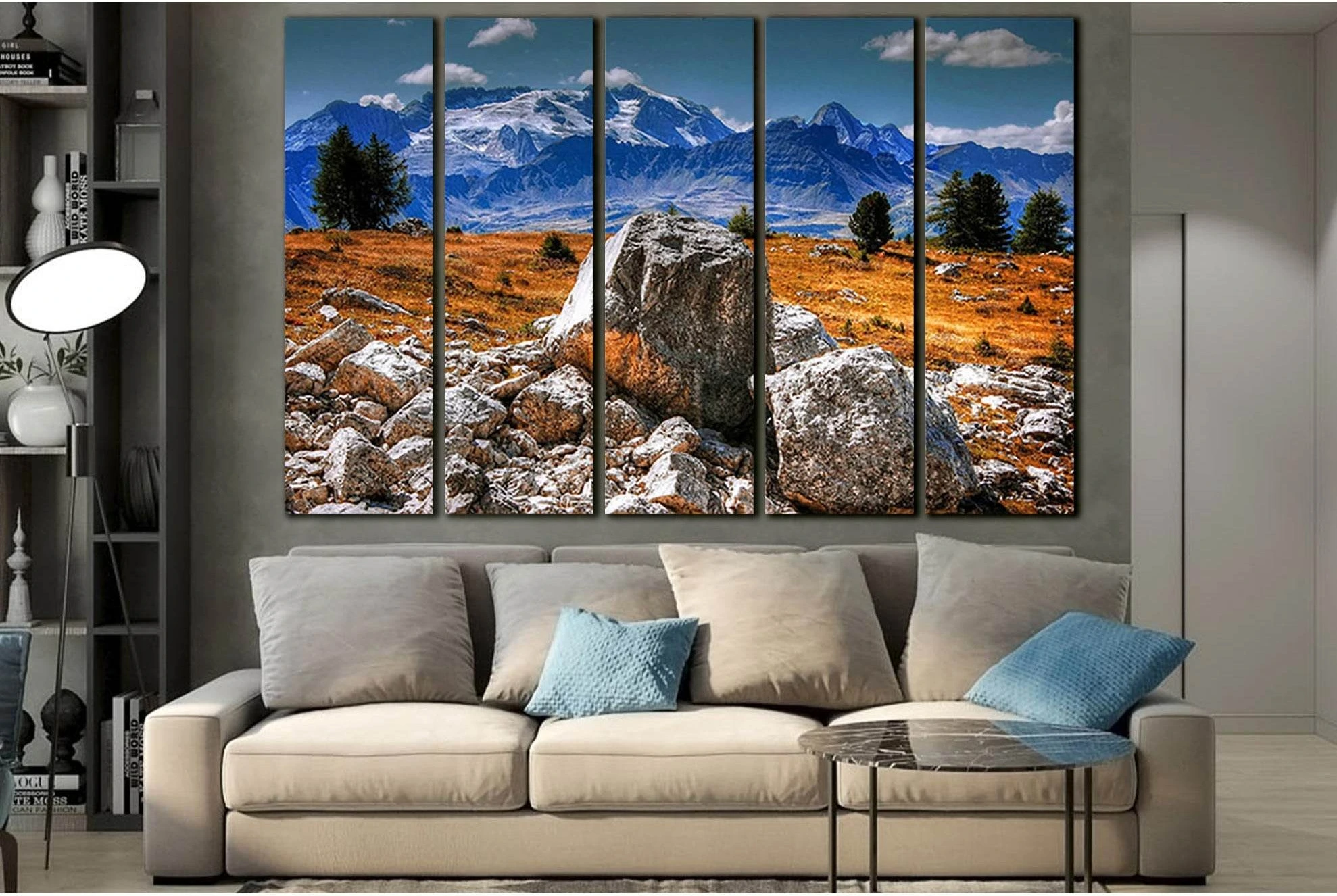Mountain Landscape Italy №SL1564 Ready to Hang Canvas PrintCanvas art arrives ready to hang, with hanging accessories included and no additional framing required. Every canvas print is hand-crafted, made on-demand at our workshop and expertly stretched ar