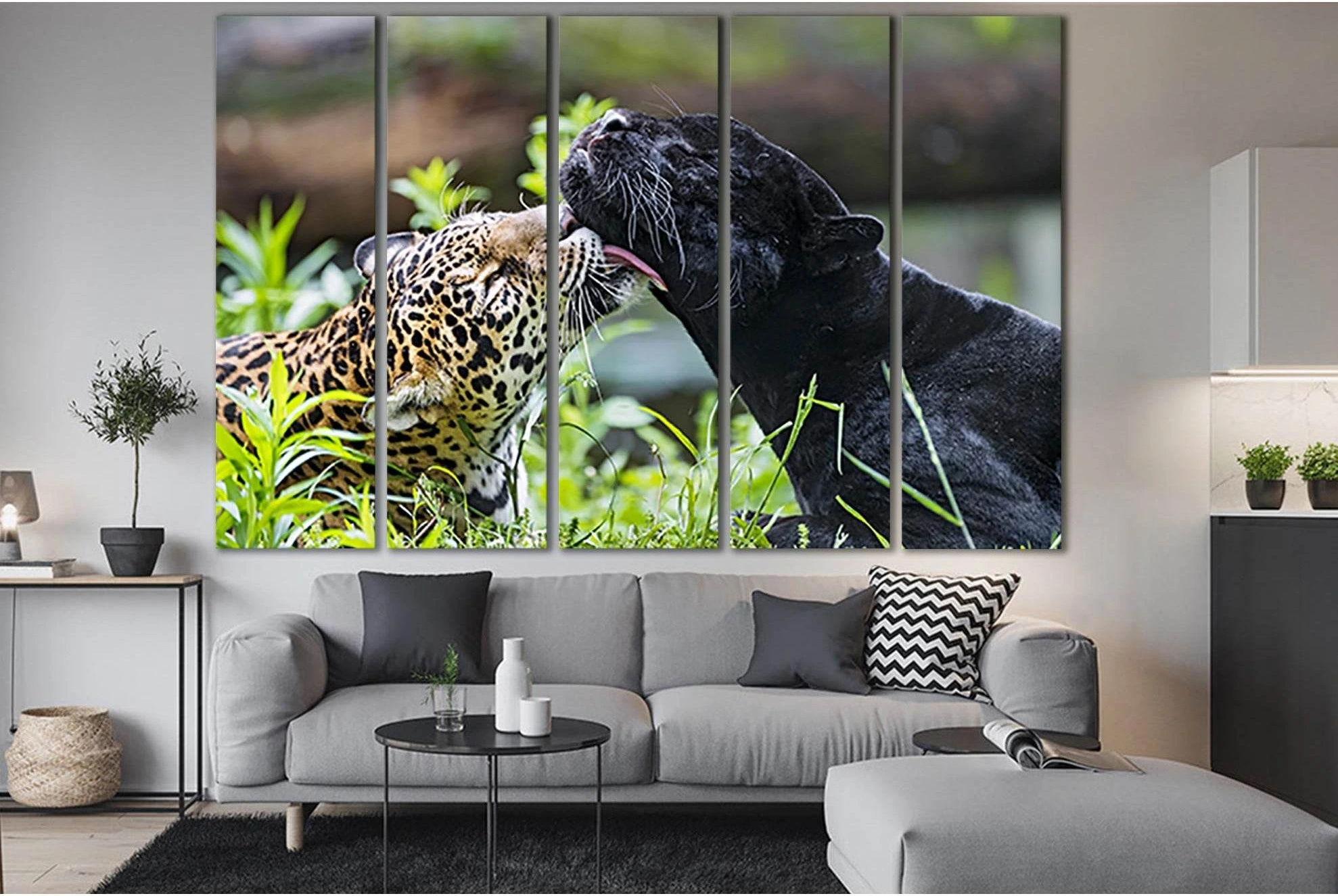 Tender Moment With Leopards №SL1519 Ready to Hang Canvas PrintCanvas art arrives ready to hang, with hanging accessories included and no additional framing required. Every canvas print is hand-crafted, made on-demand at our workshop and expertly stretched