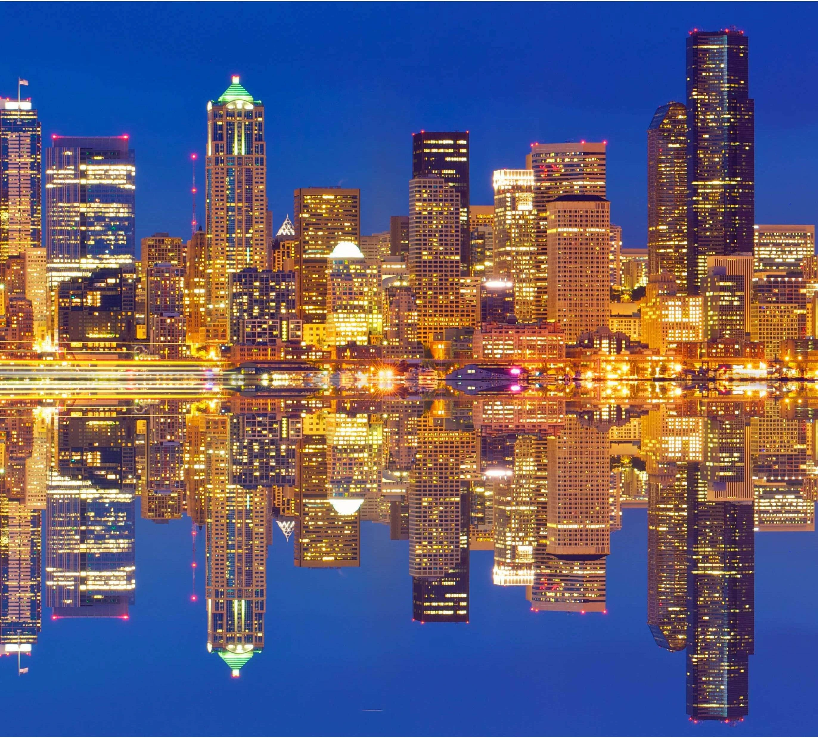 8 panel Seattle Ready to Hang Canvas Print XXLarge №36 Ready to Hang Canvas Print - Zellart Canvas Prints ALL_Products, s-36
