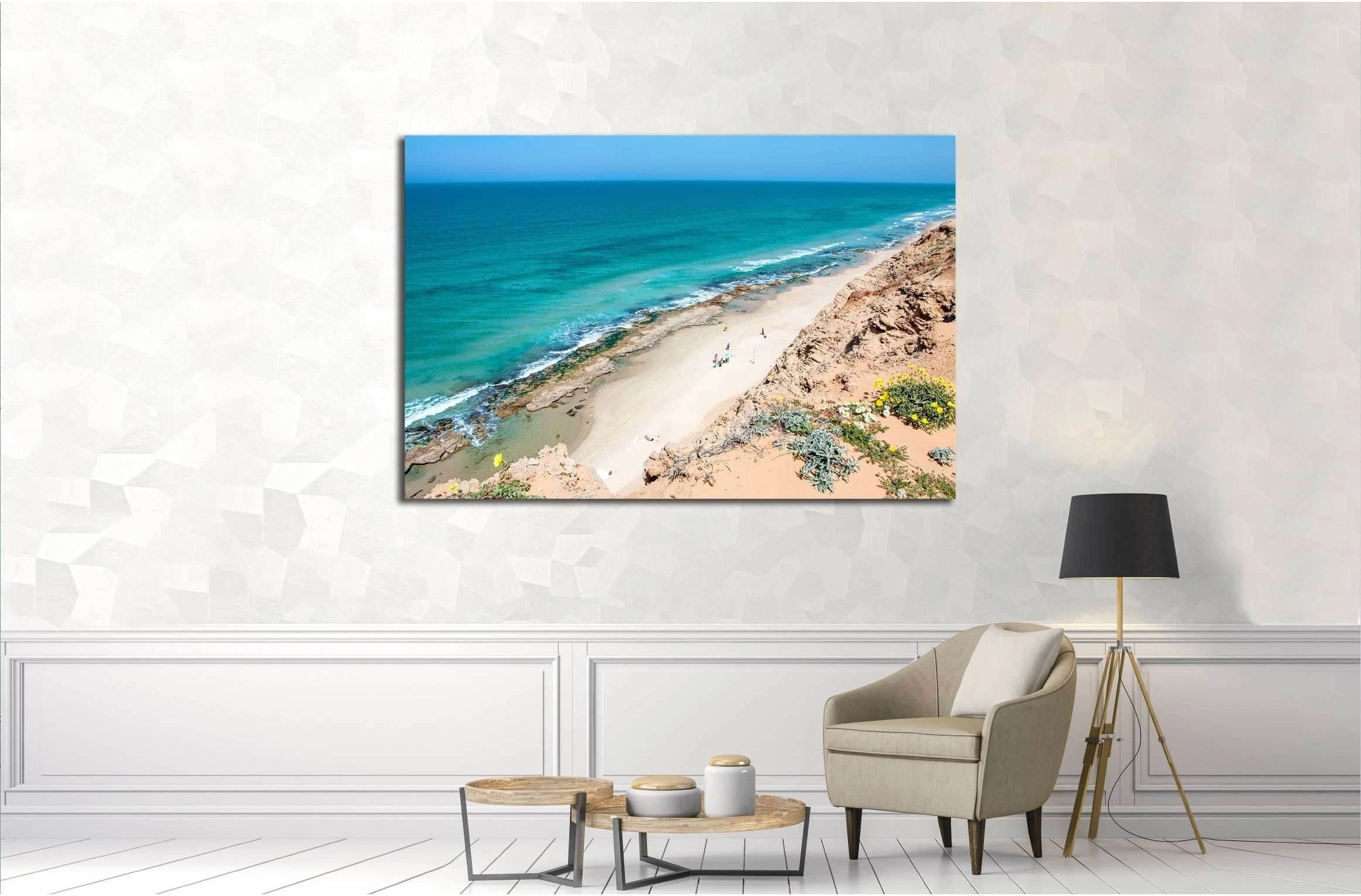 A beautiful landscape of the sea №2853 Ready to Hang Canvas Print - Zellart Canvas Prints ALL_Products, s-2853