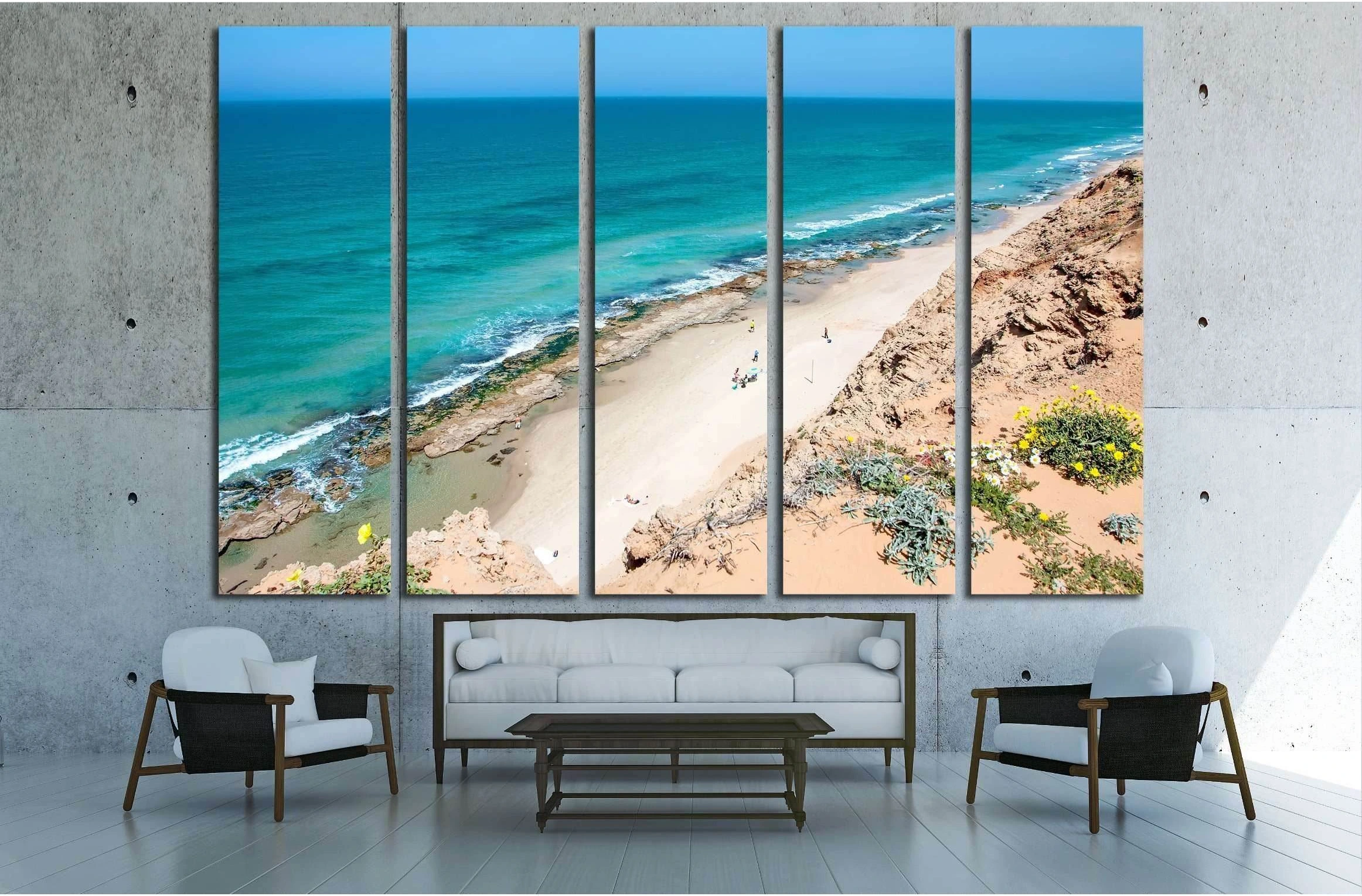 A beautiful landscape of the sea №2853 Ready to Hang Canvas Print - Zellart Canvas Prints ALL_Products, s-2853