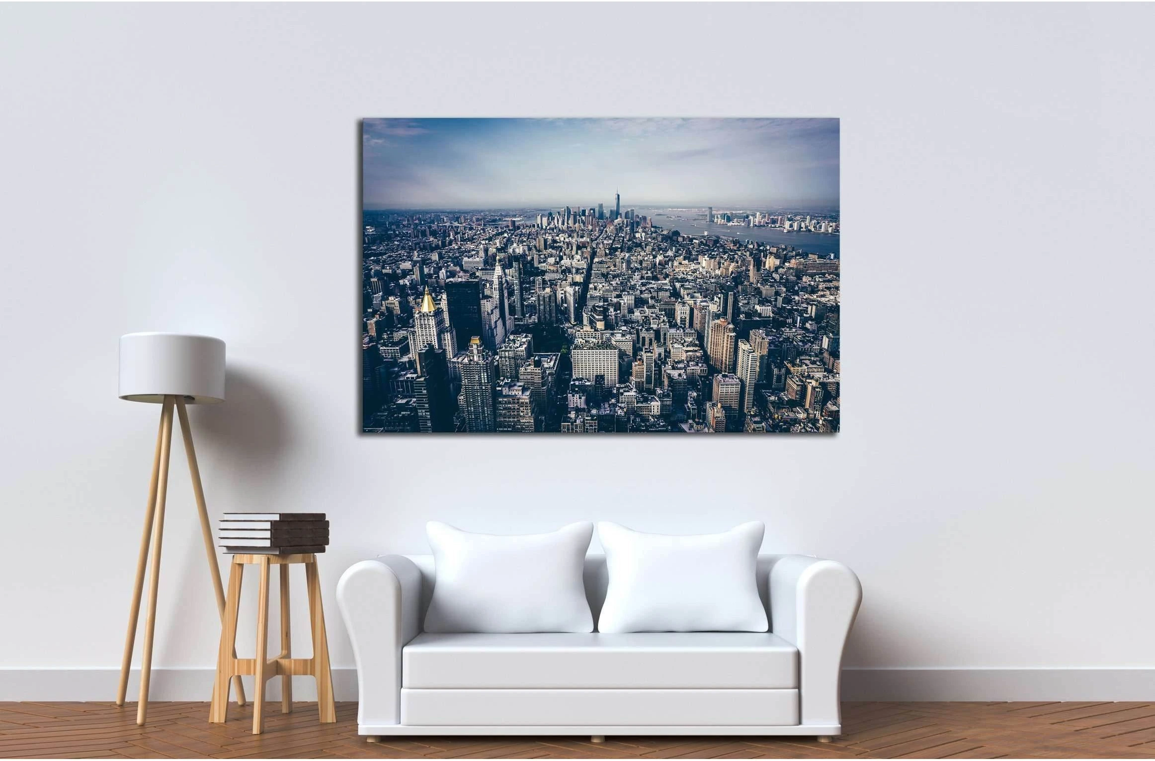 Above NYC №2721 Ready to Hang Canvas Print - Zellart Canvas Prints ALL_Products, s-2721