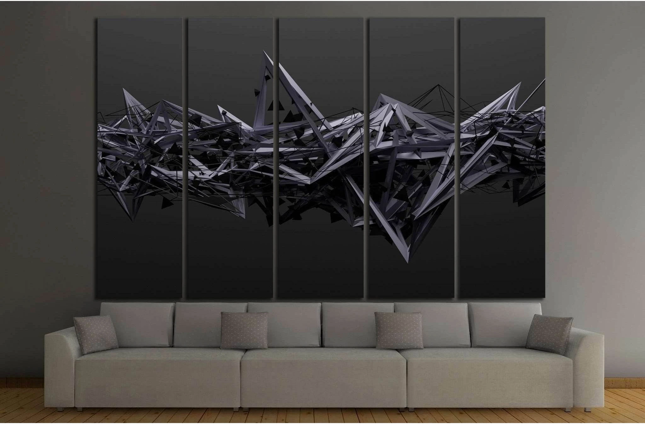 Abstract 3d №1047 Ready to Hang Canvas Print - Zellart Canvas Prints ALL_Products, s-1047
