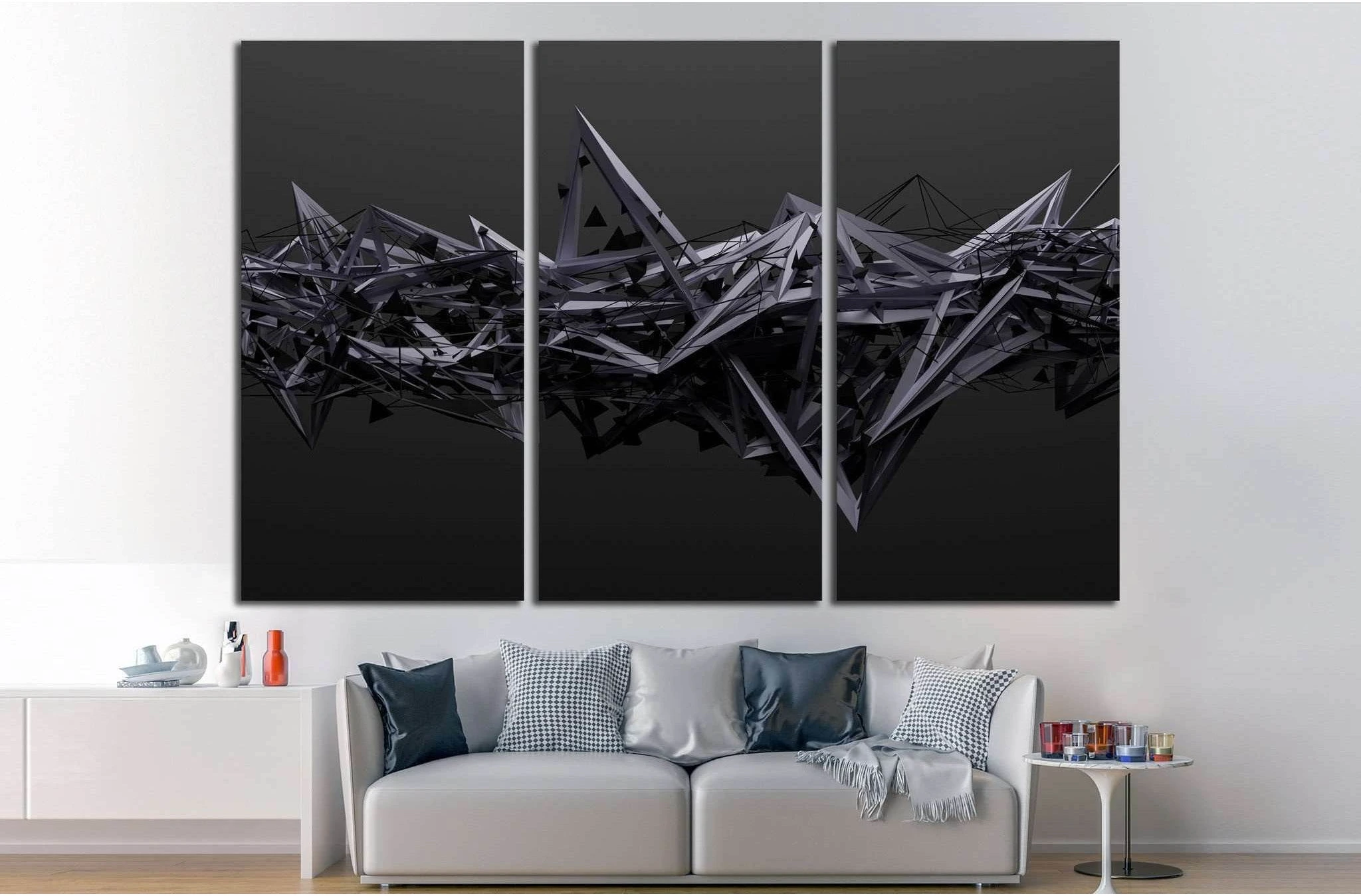 Abstract 3d №1047 Ready to Hang Canvas Print - Zellart Canvas Prints ALL_Products, s-1047