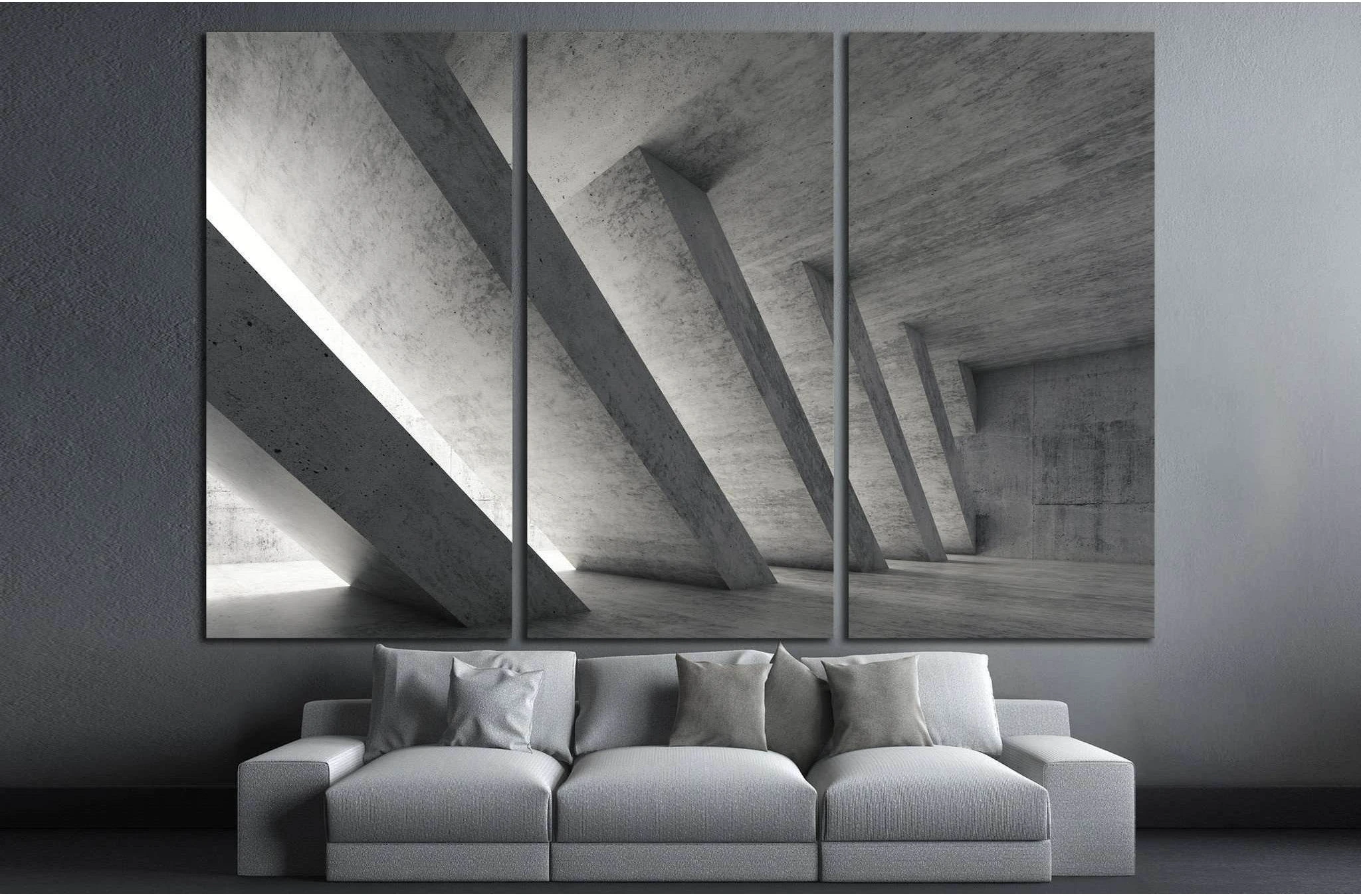Abstract architecture №1083 Ready to Hang Canvas Print - Zellart Canvas Prints ALL_Products, s-1083
