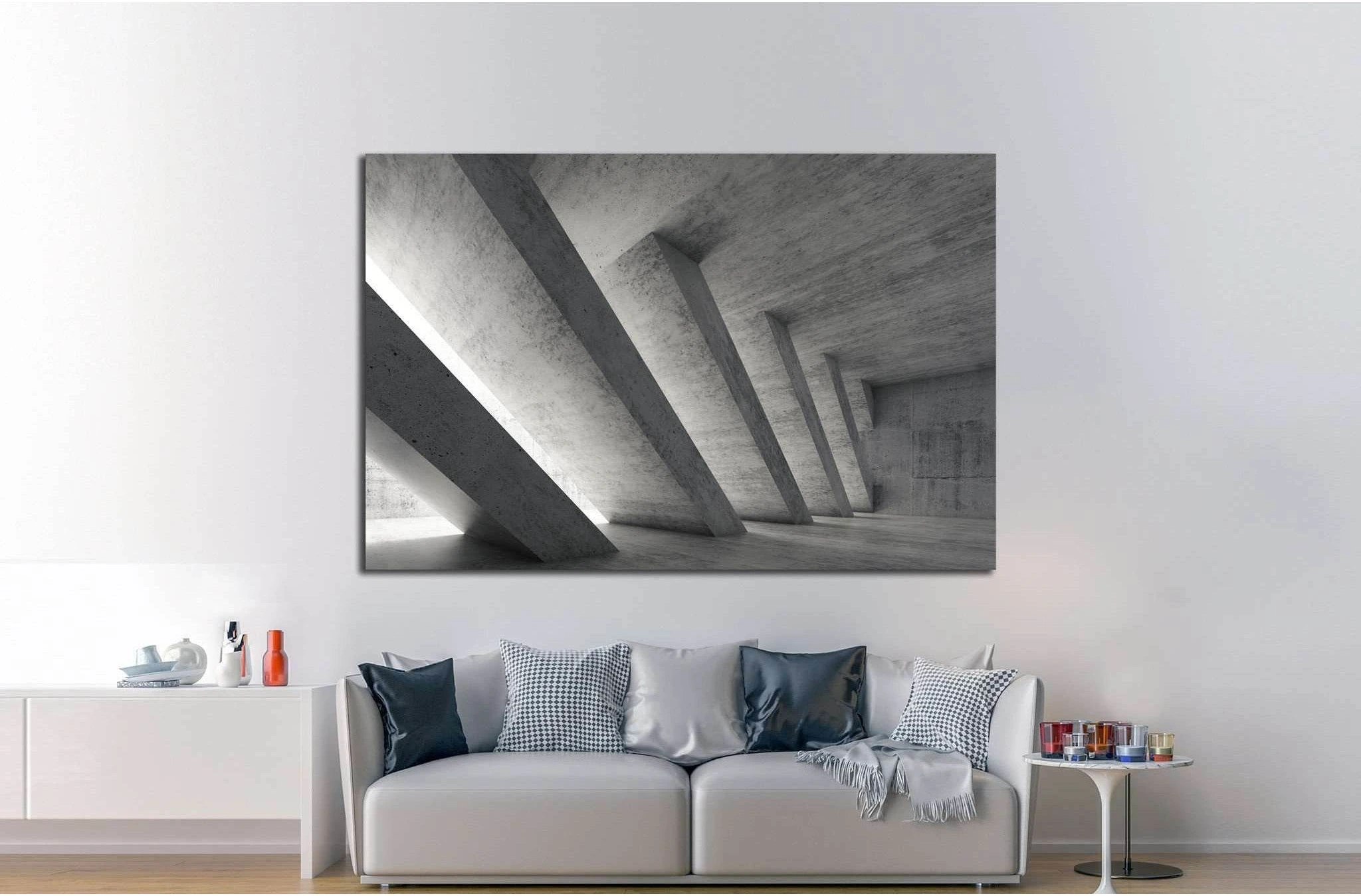 Abstract architecture №1083 Ready to Hang Canvas Print - Zellart Canvas Prints ALL_Products, s-1083