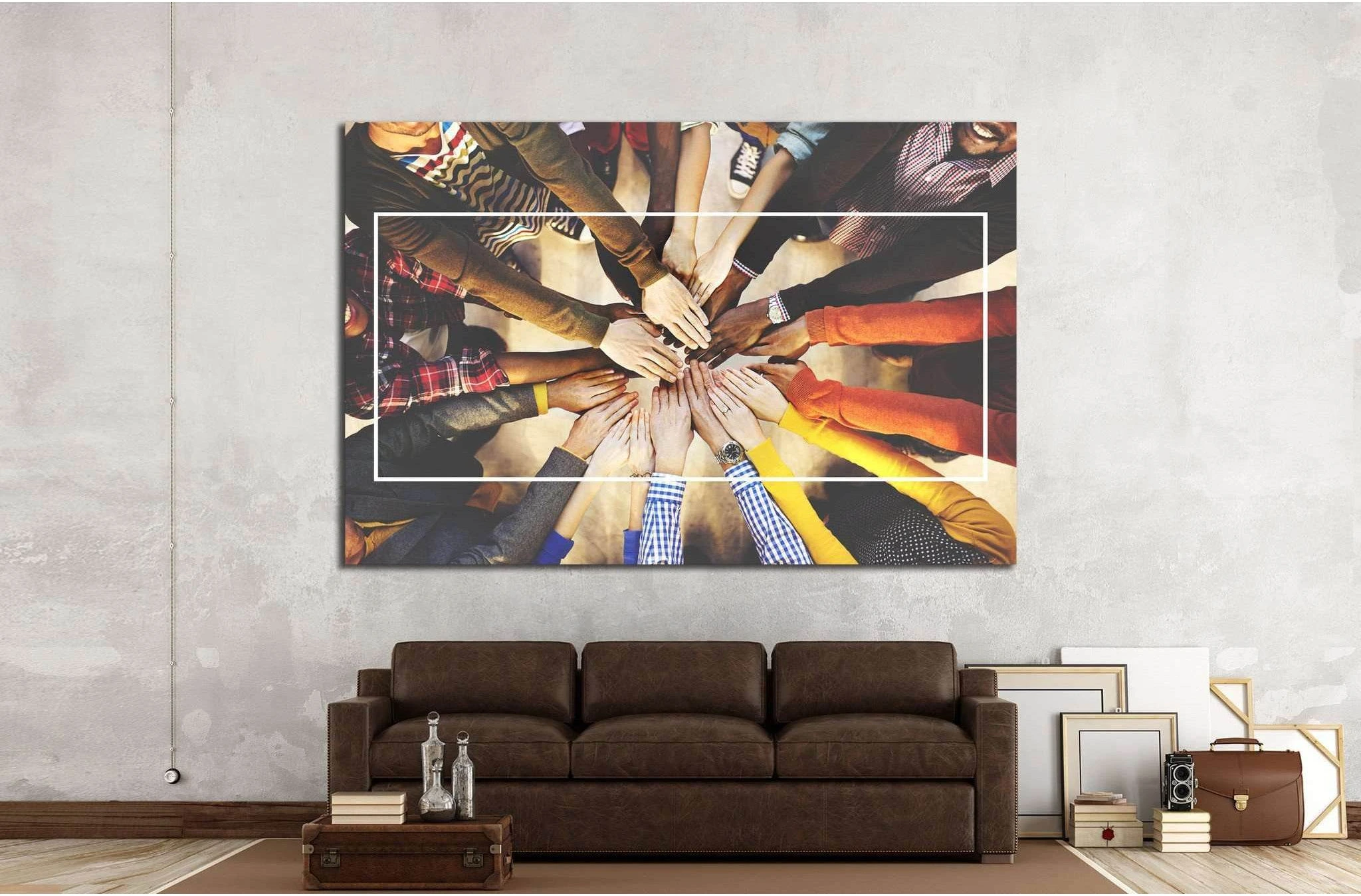 Abstract Concept №1449 Ready to Hang Canvas Print - Zellart Canvas Prints ALL_Products, s-1449