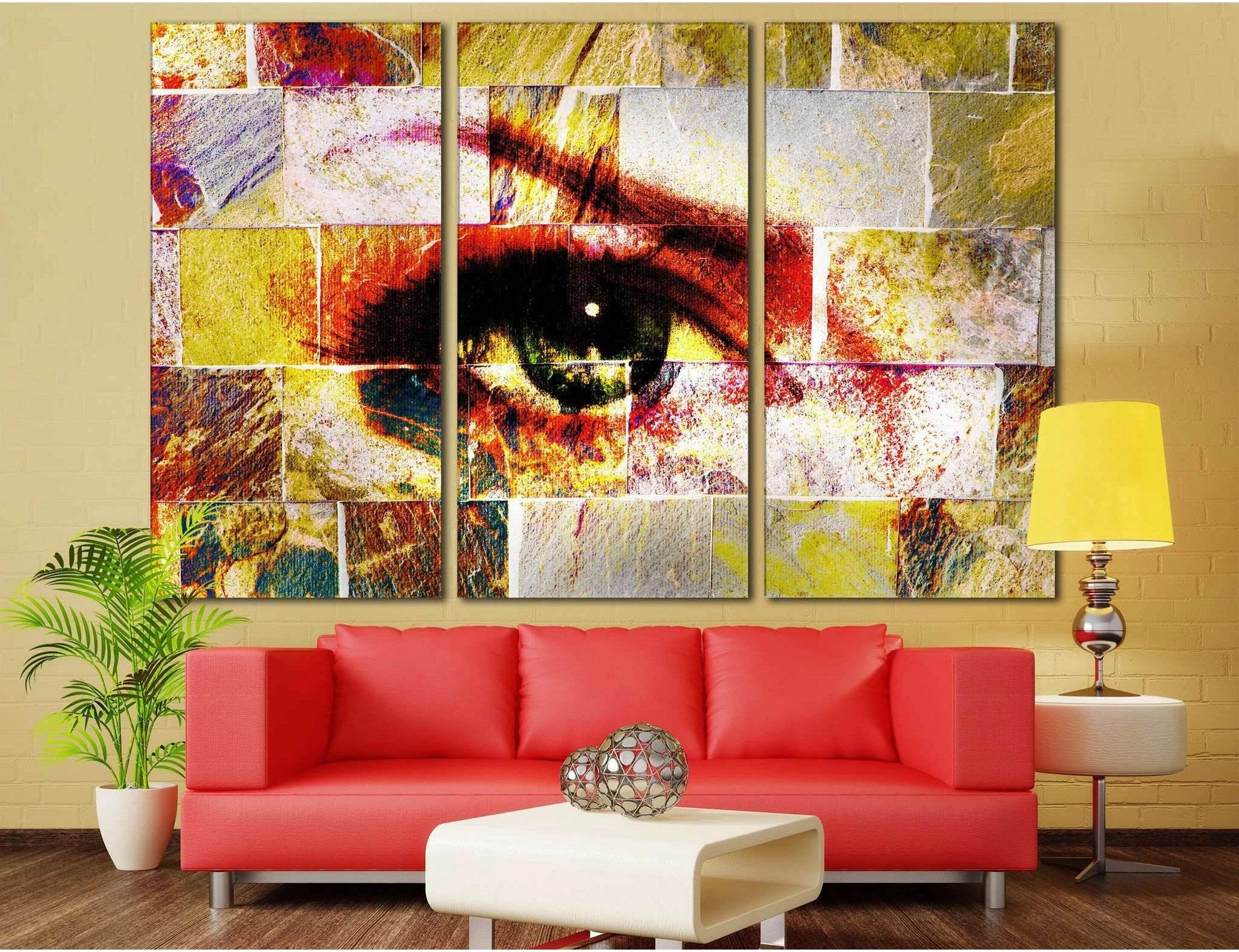 Abstract Eye №839 Ready to Hang Canvas Print - Zellart Canvas Prints ALL_Products, autopostr_pinterest_65155, autopostr_pinterest_65157, autopostr_pinterest_65158, autopostr_pinterest_65160